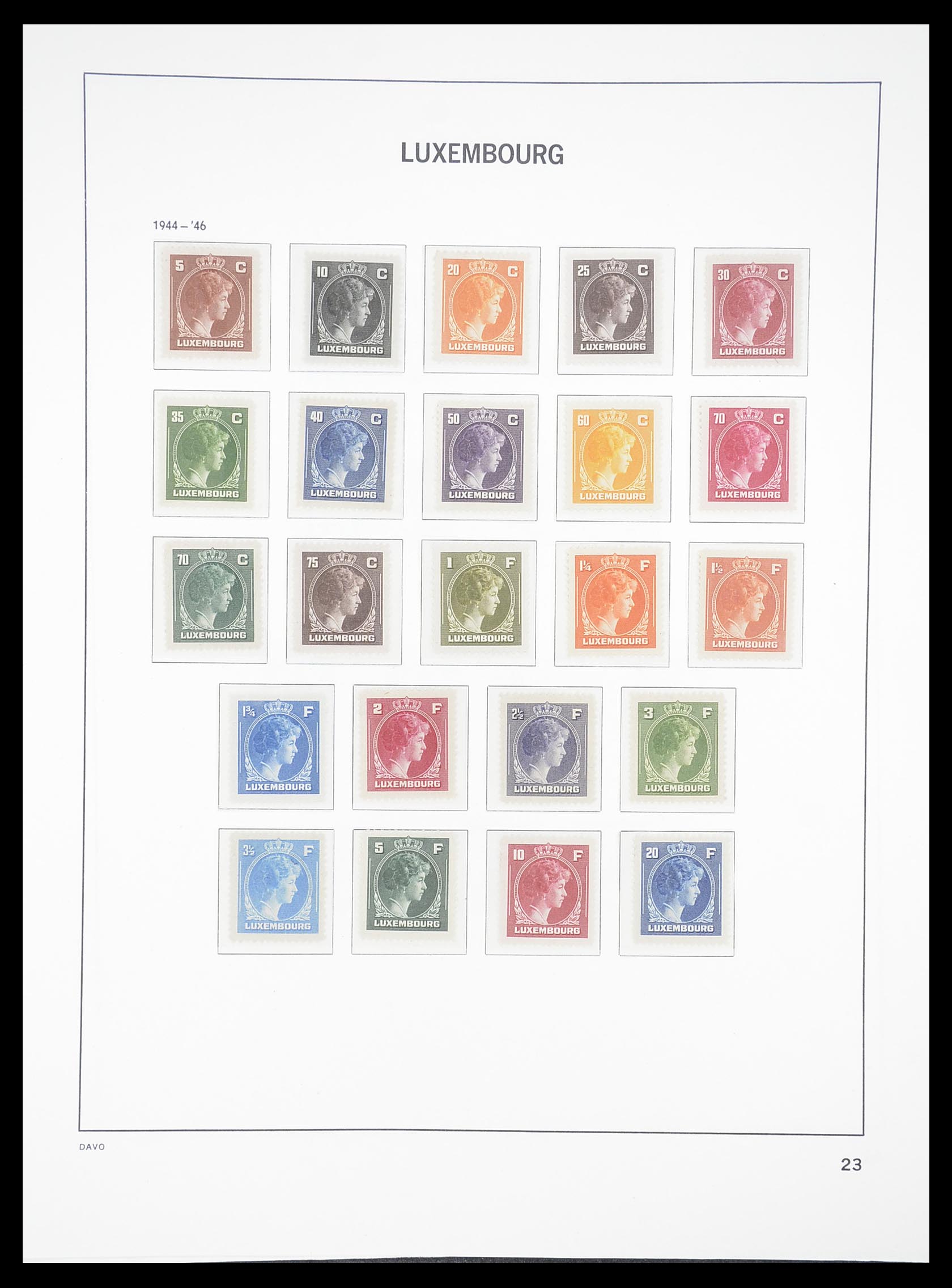 33381 023 - Postzegelverzameling 33381 Luxemburg 1852-2010.