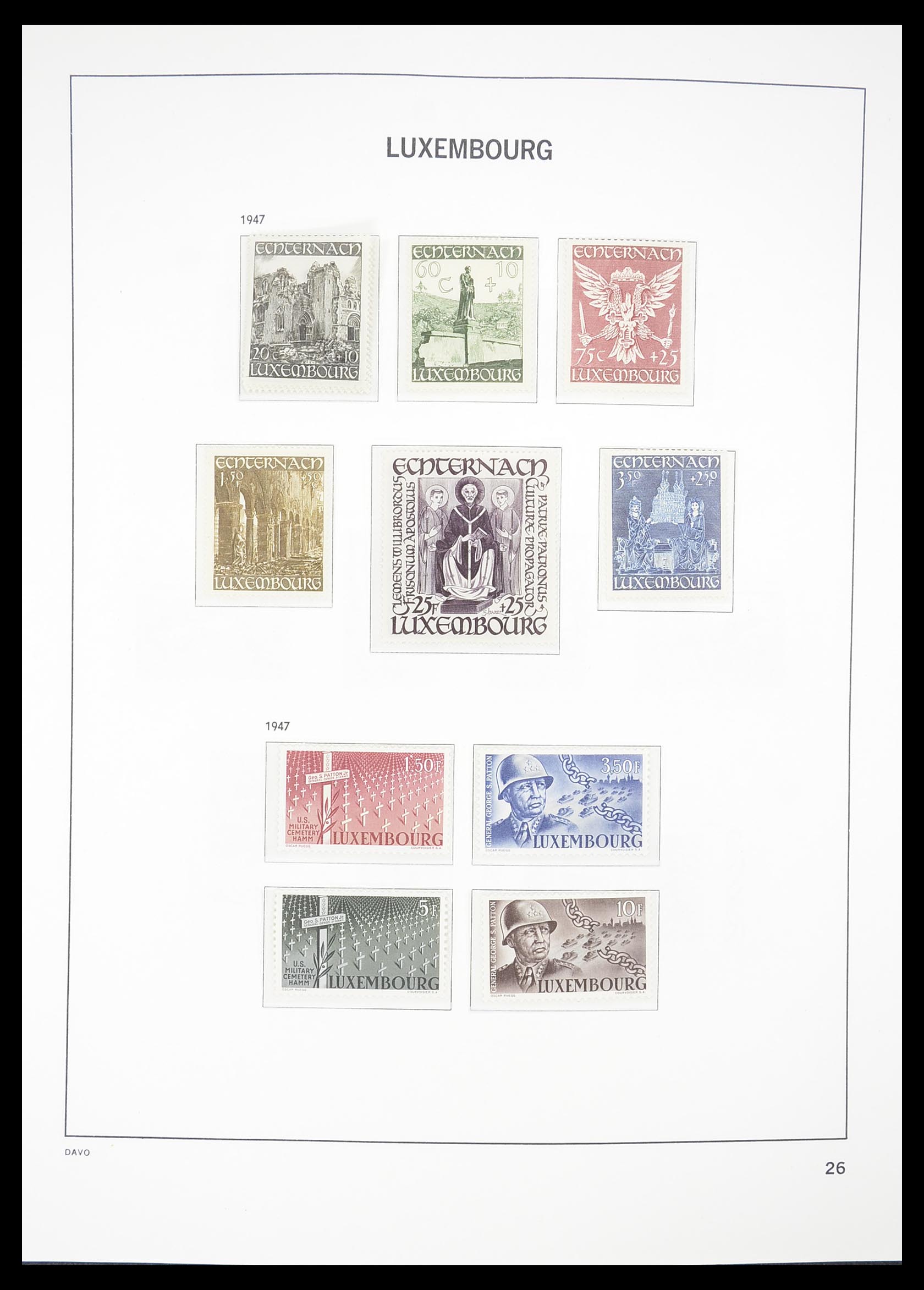 33381 027 - Stamp collection 33381 Luxembourg 1852-2010.