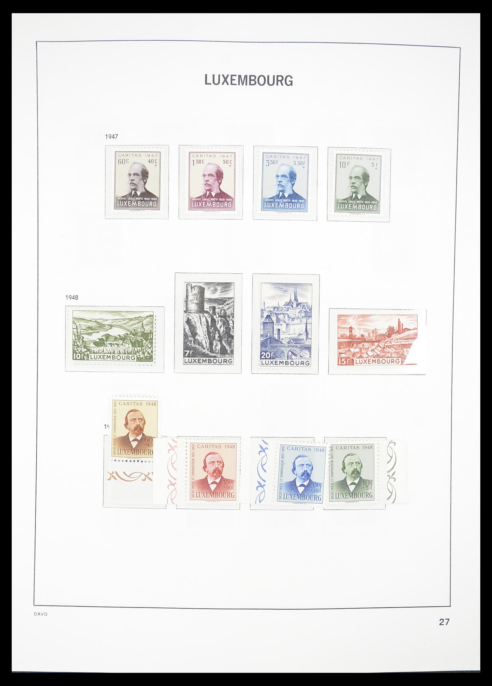 33381 028 - Postzegelverzameling 33381 Luxemburg 1852-2010.