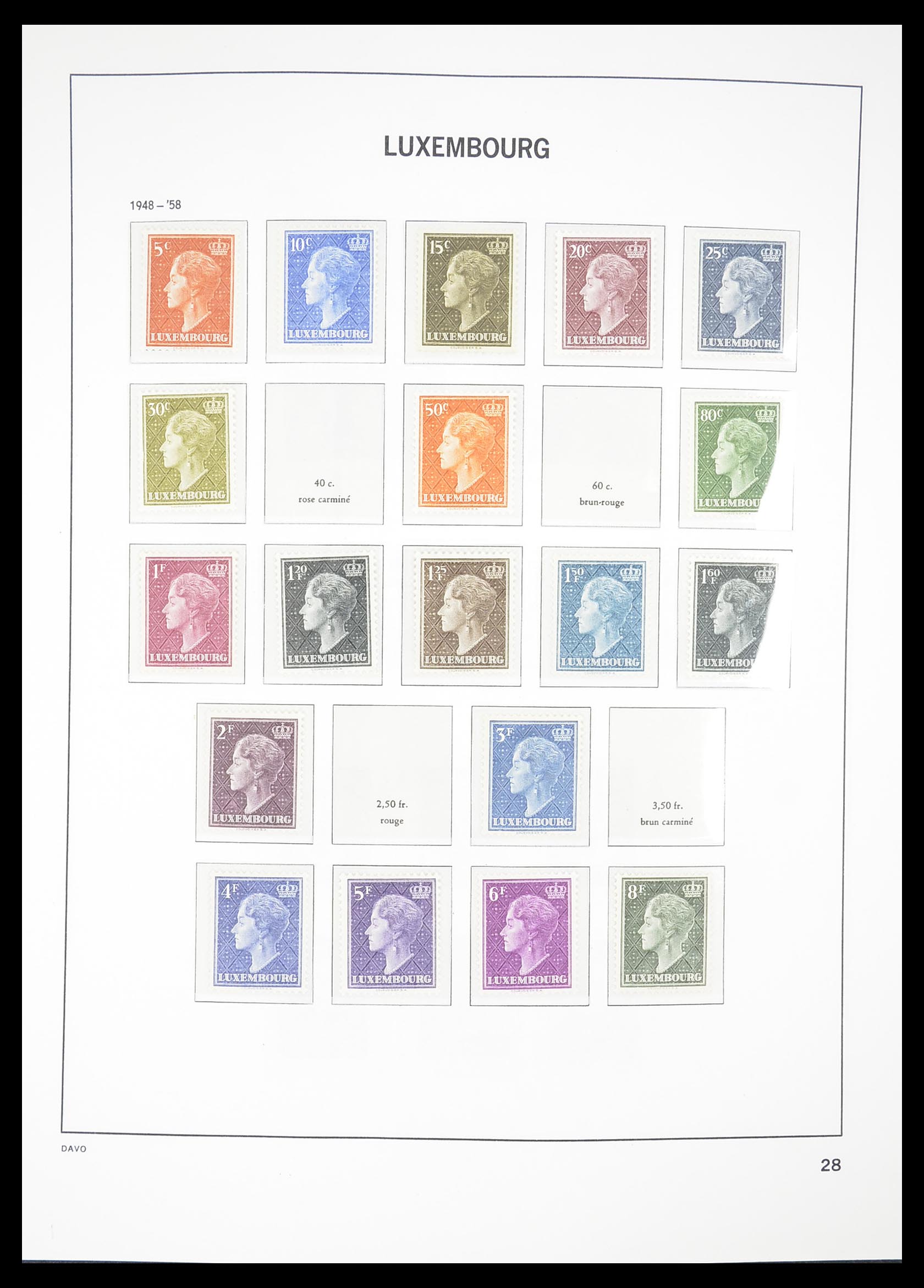 33381 029 - Postzegelverzameling 33381 Luxemburg 1852-2010.