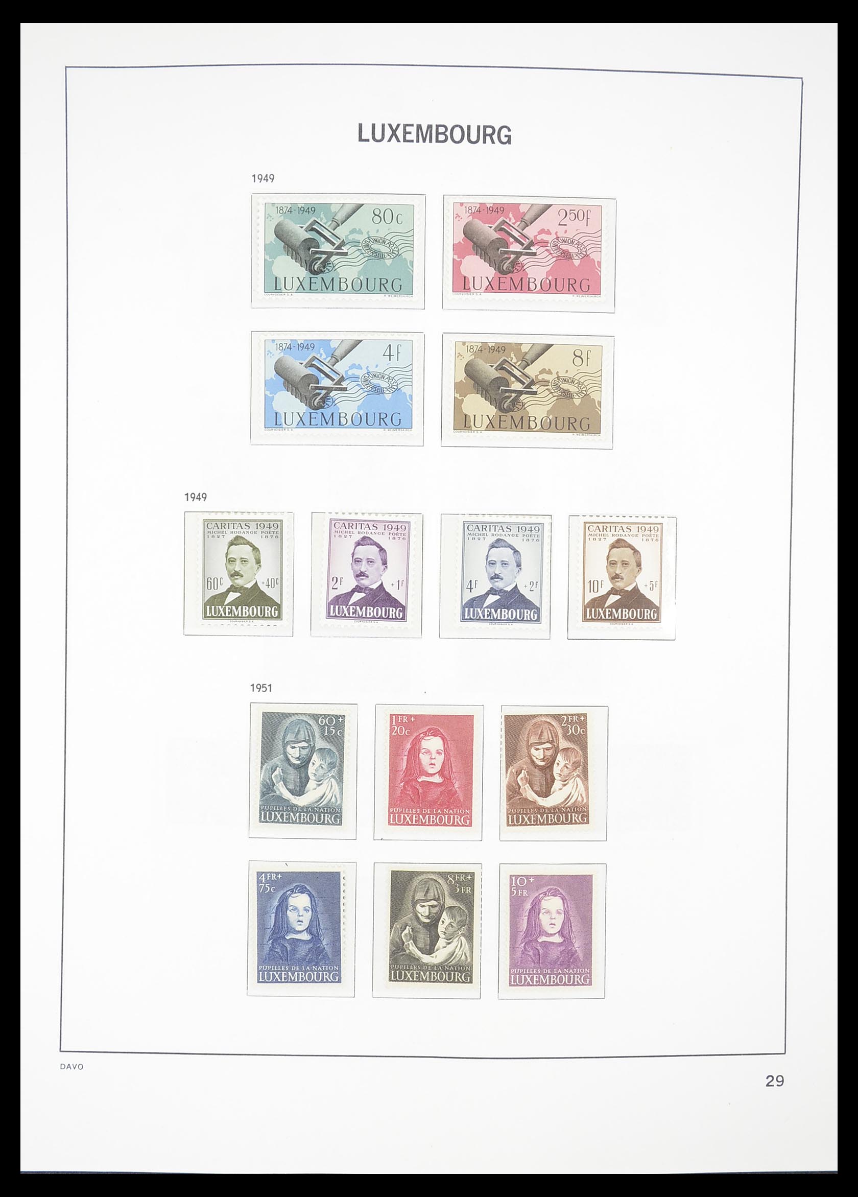 33381 030 - Postzegelverzameling 33381 Luxemburg 1852-2010.