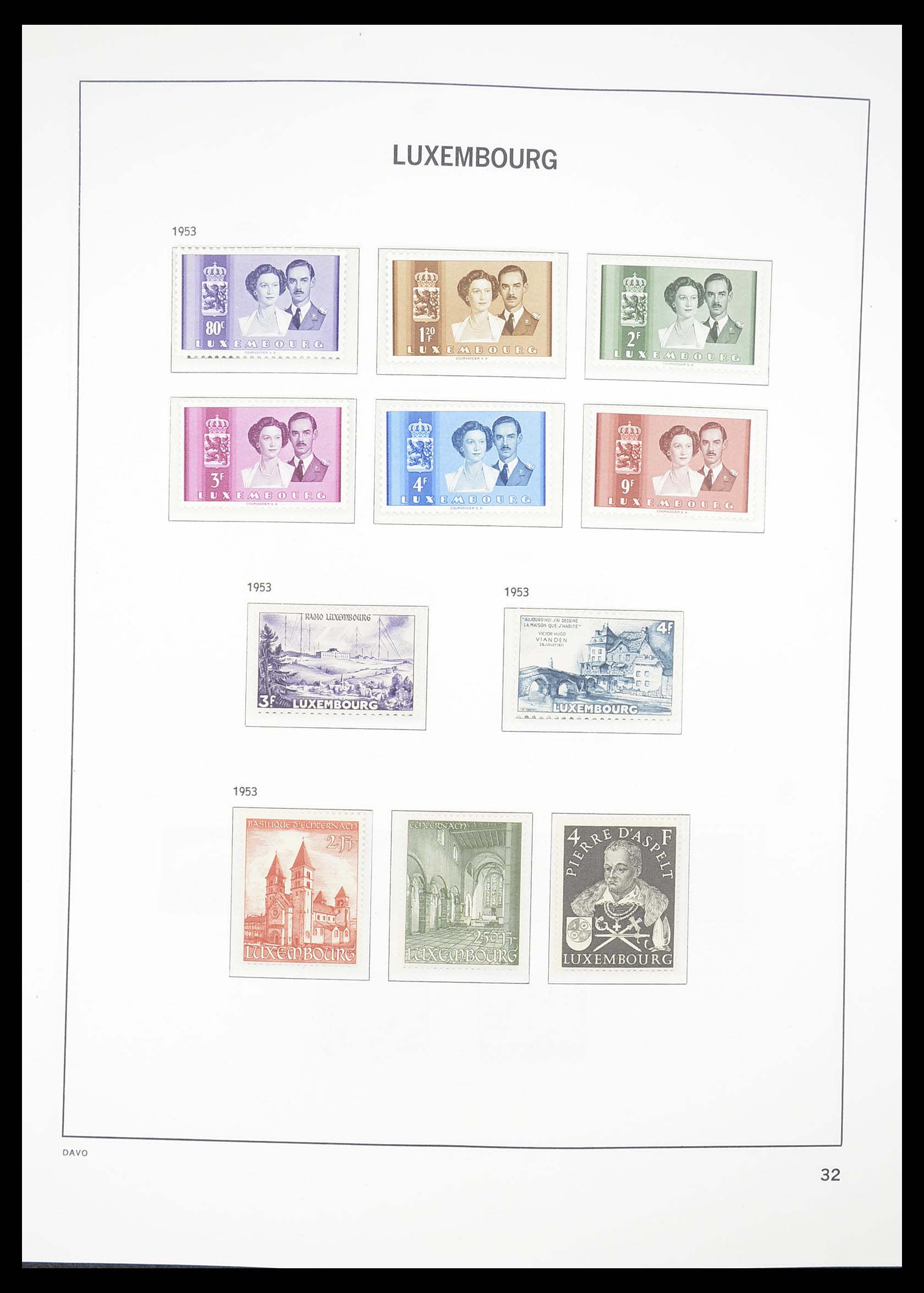33381 032 - Stamp collection 33381 Luxembourg 1852-2010.