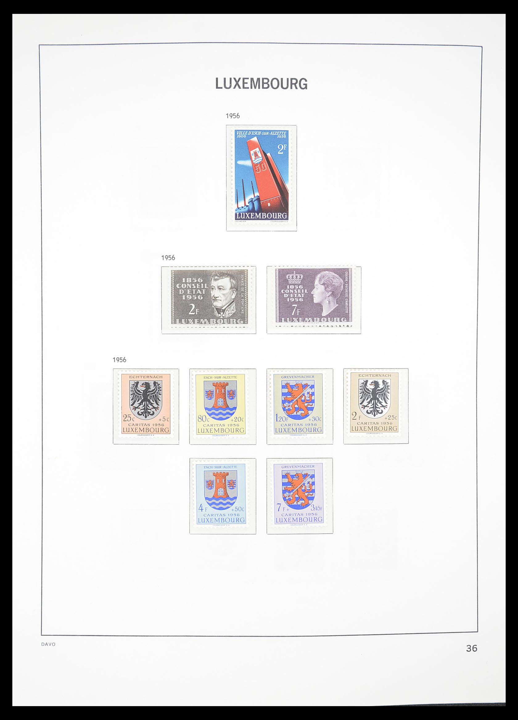 33381 036 - Postzegelverzameling 33381 Luxemburg 1852-2010.