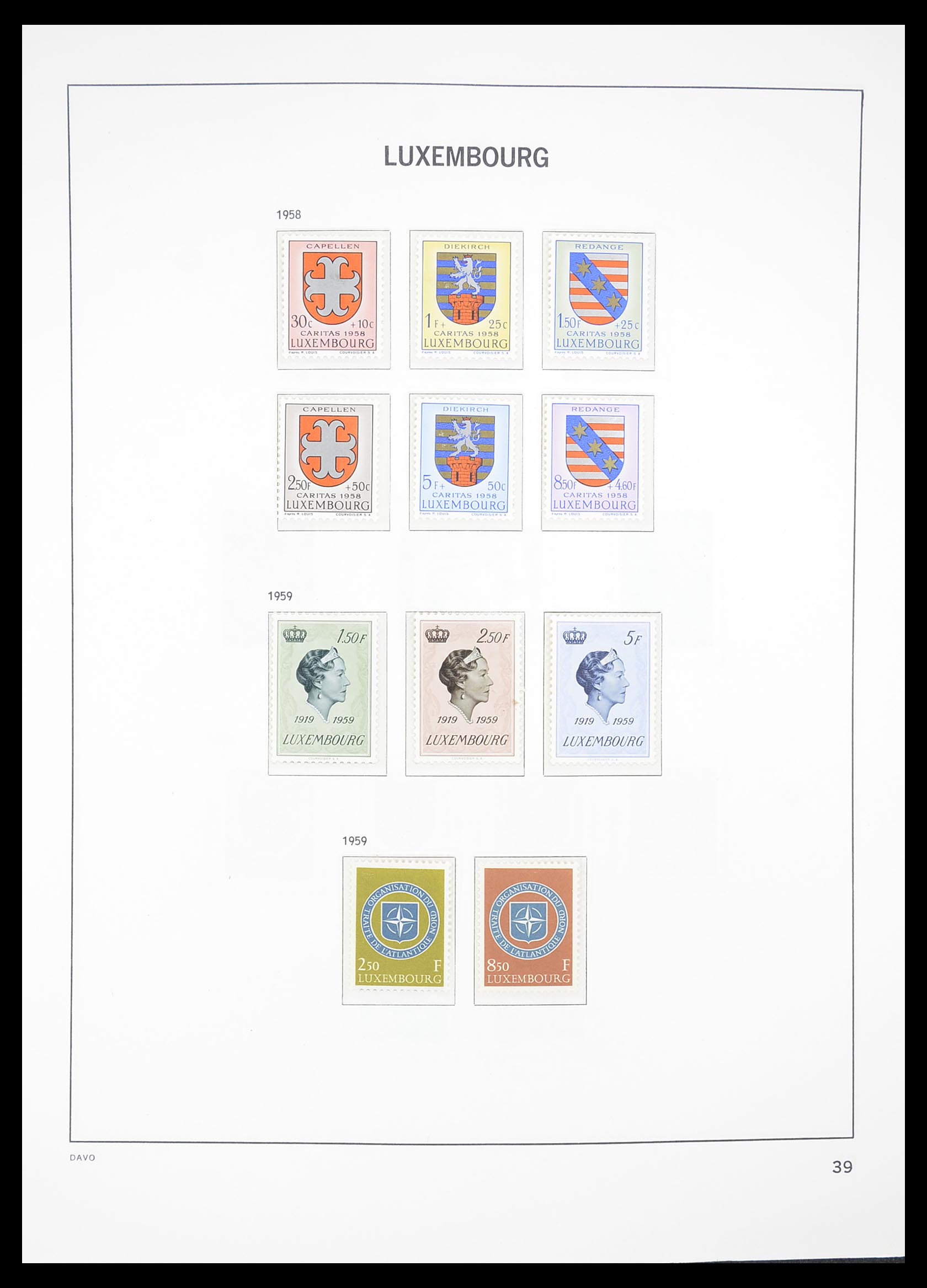 33381 040 - Postzegelverzameling 33381 Luxemburg 1852-2010.
