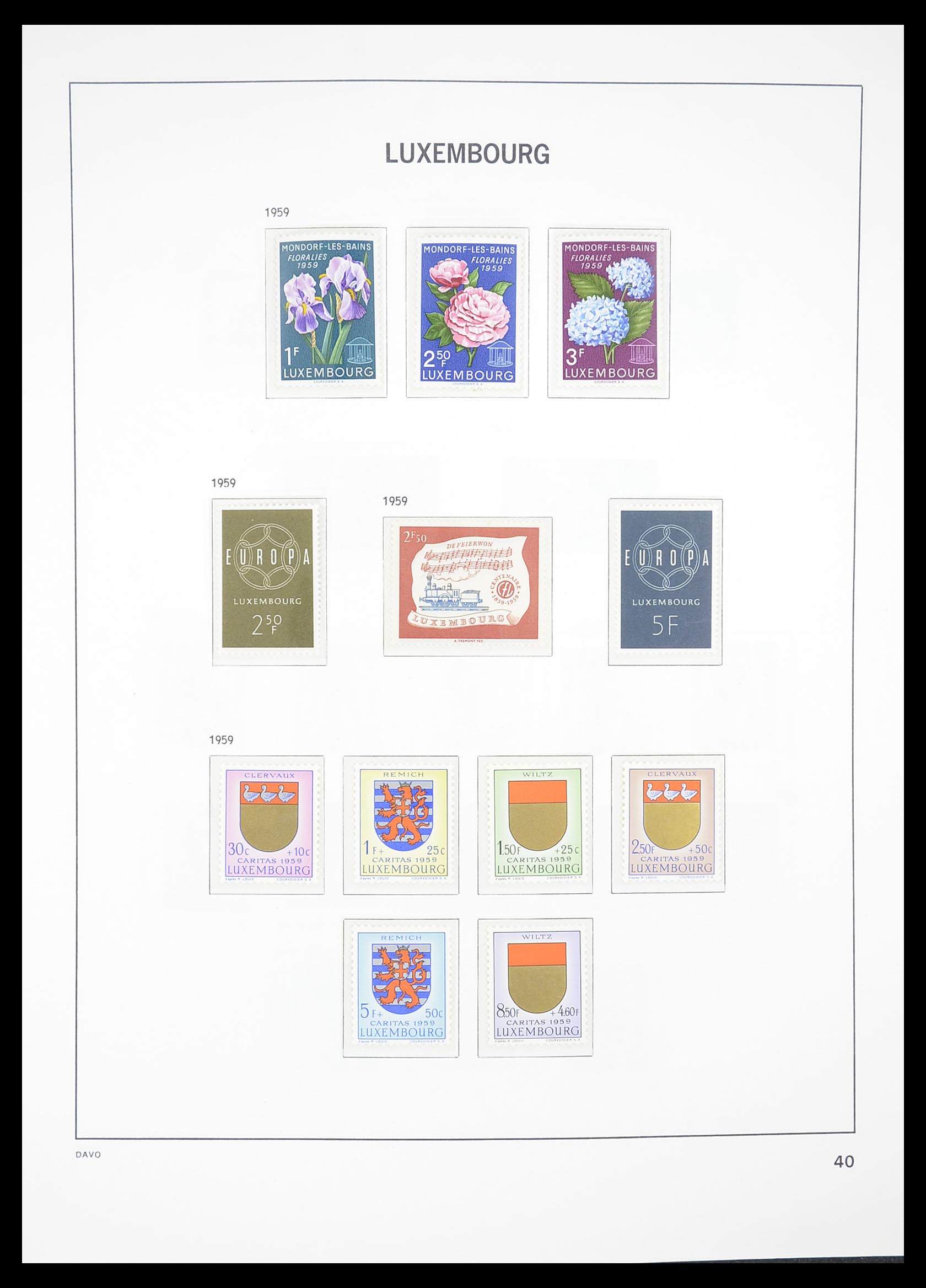 33381 041 - Postzegelverzameling 33381 Luxemburg 1852-2010.