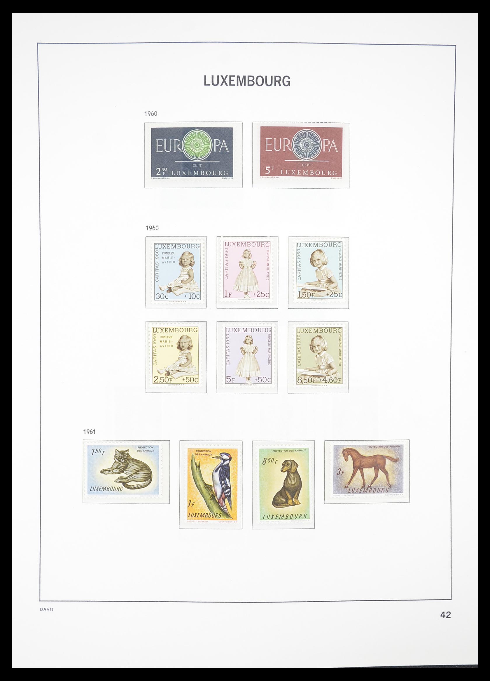 33381 043 - Postzegelverzameling 33381 Luxemburg 1852-2010.