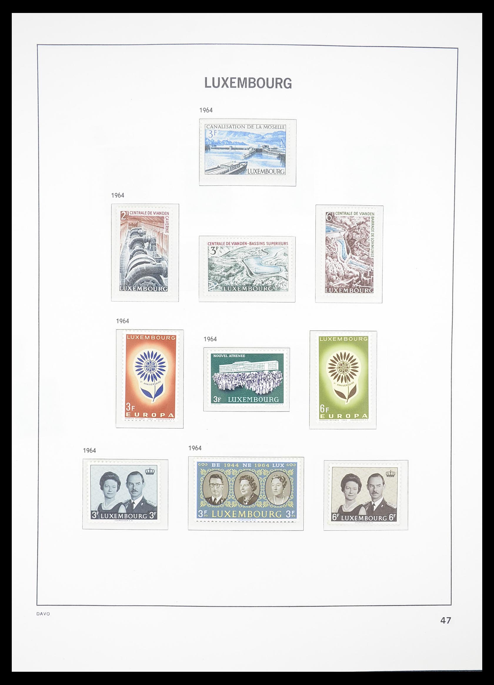 33381 048 - Postzegelverzameling 33381 Luxemburg 1852-2010.