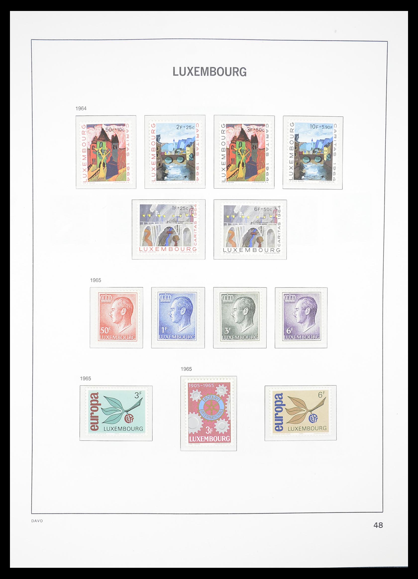33381 049 - Postzegelverzameling 33381 Luxemburg 1852-2010.