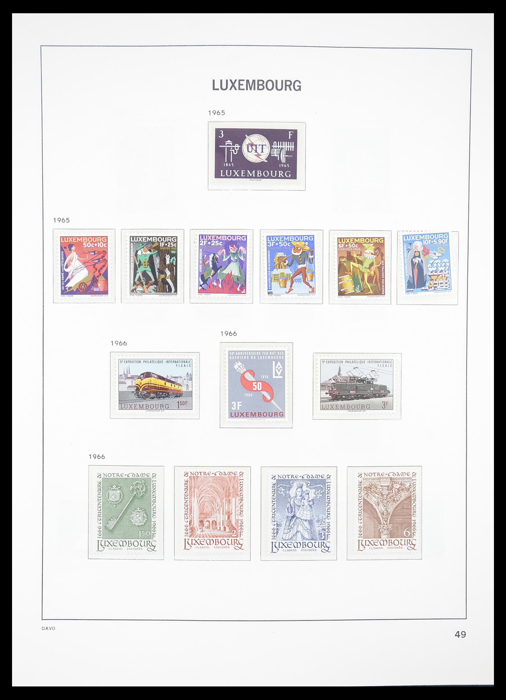 33381 050 - Postzegelverzameling 33381 Luxemburg 1852-2010.