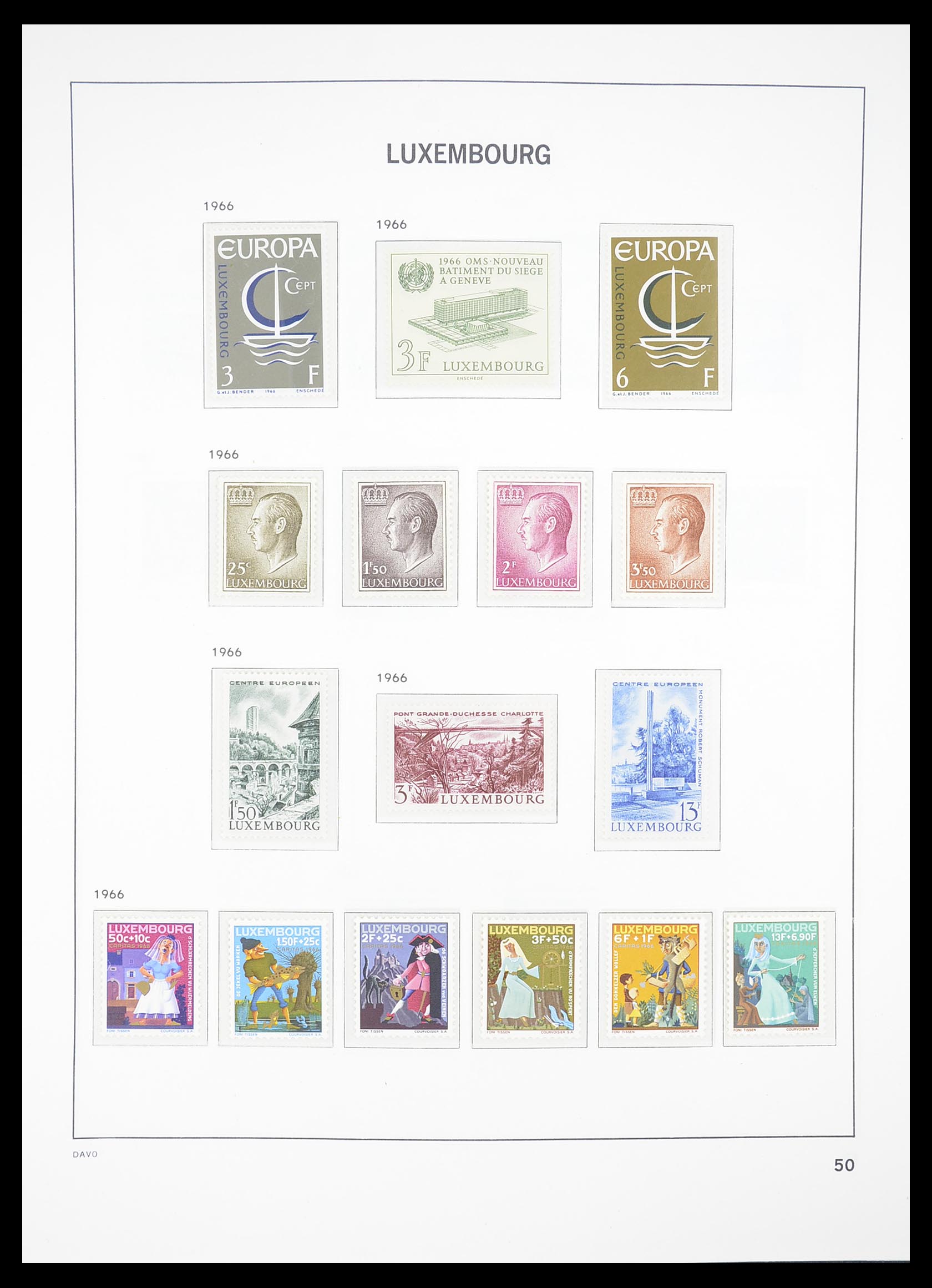 33381 052 - Postzegelverzameling 33381 Luxemburg 1852-2010.