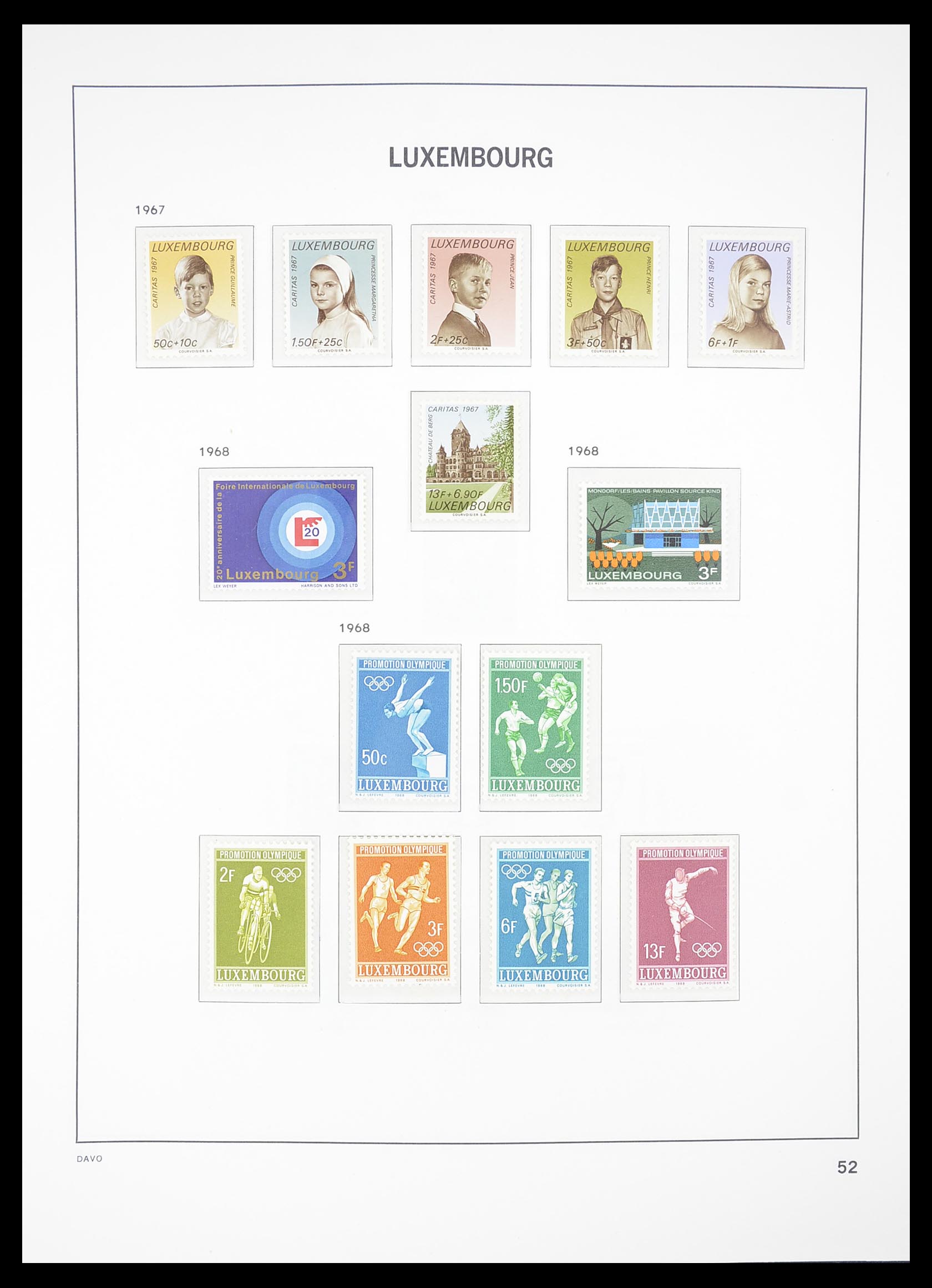 33381 054 - Postzegelverzameling 33381 Luxemburg 1852-2010.