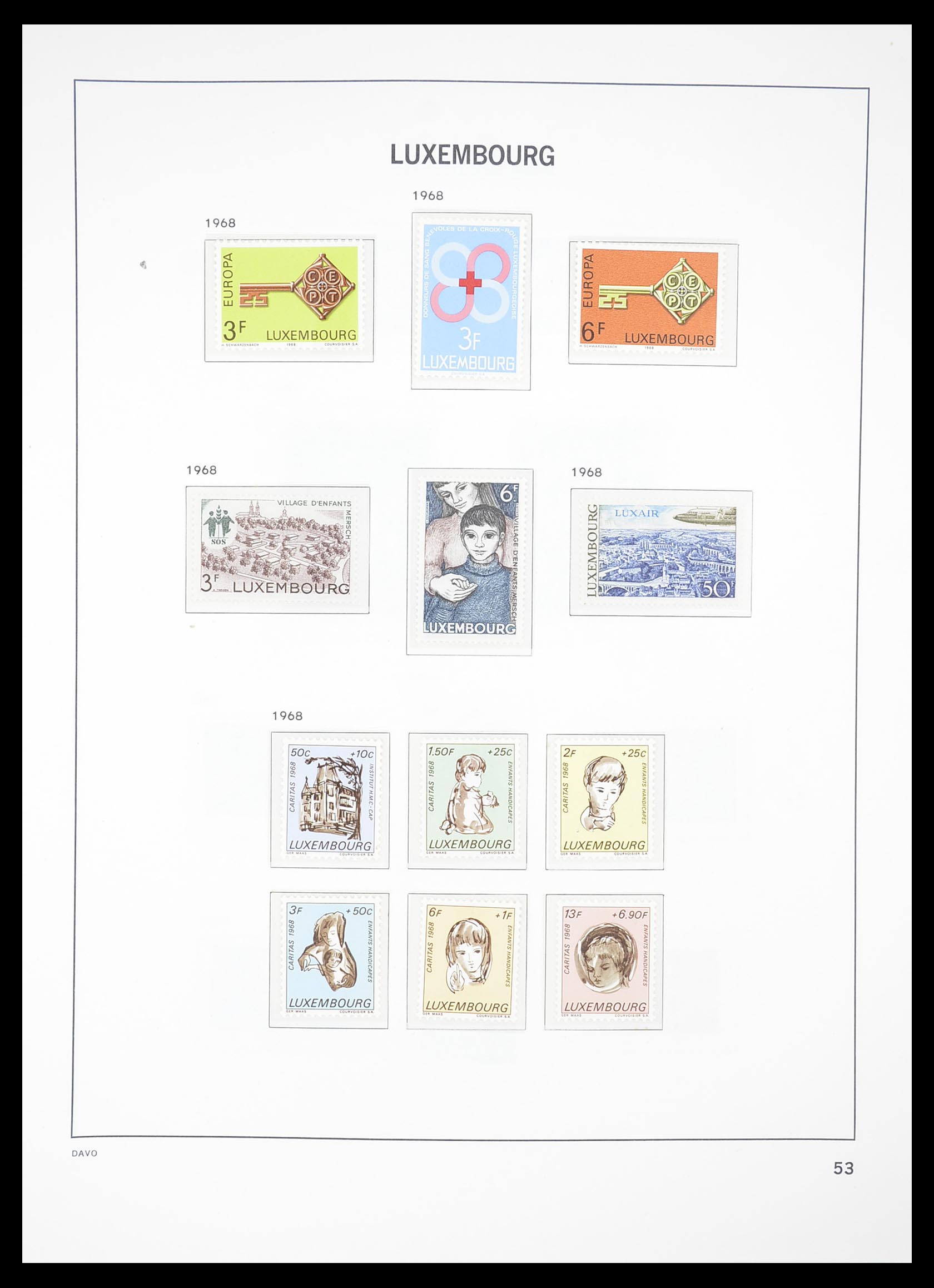 33381 055 - Postzegelverzameling 33381 Luxemburg 1852-2010.