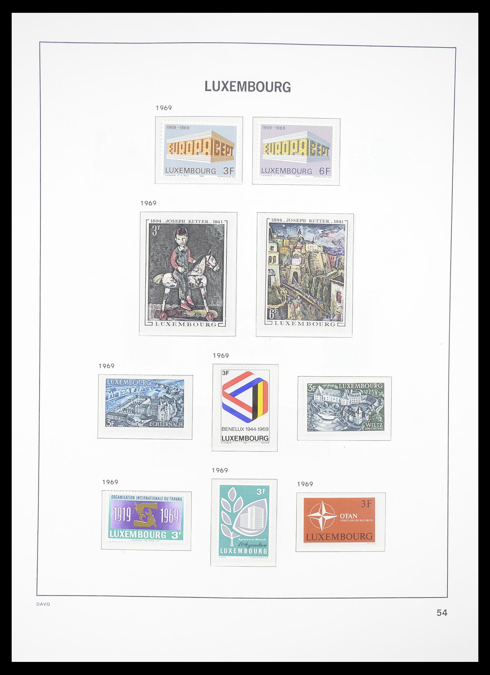33381 056 - Postzegelverzameling 33381 Luxemburg 1852-2010.
