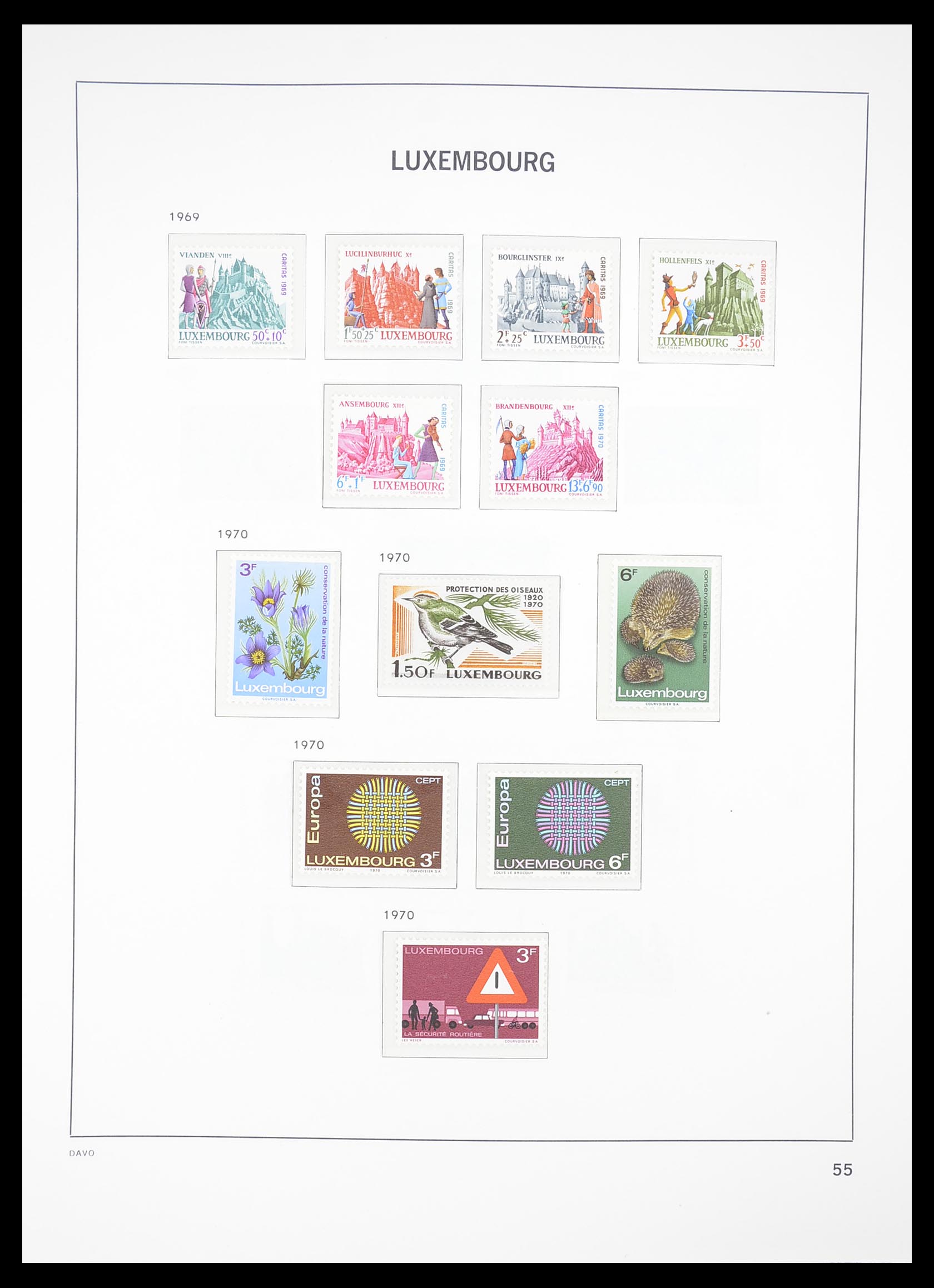 33381 057 - Postzegelverzameling 33381 Luxemburg 1852-2010.