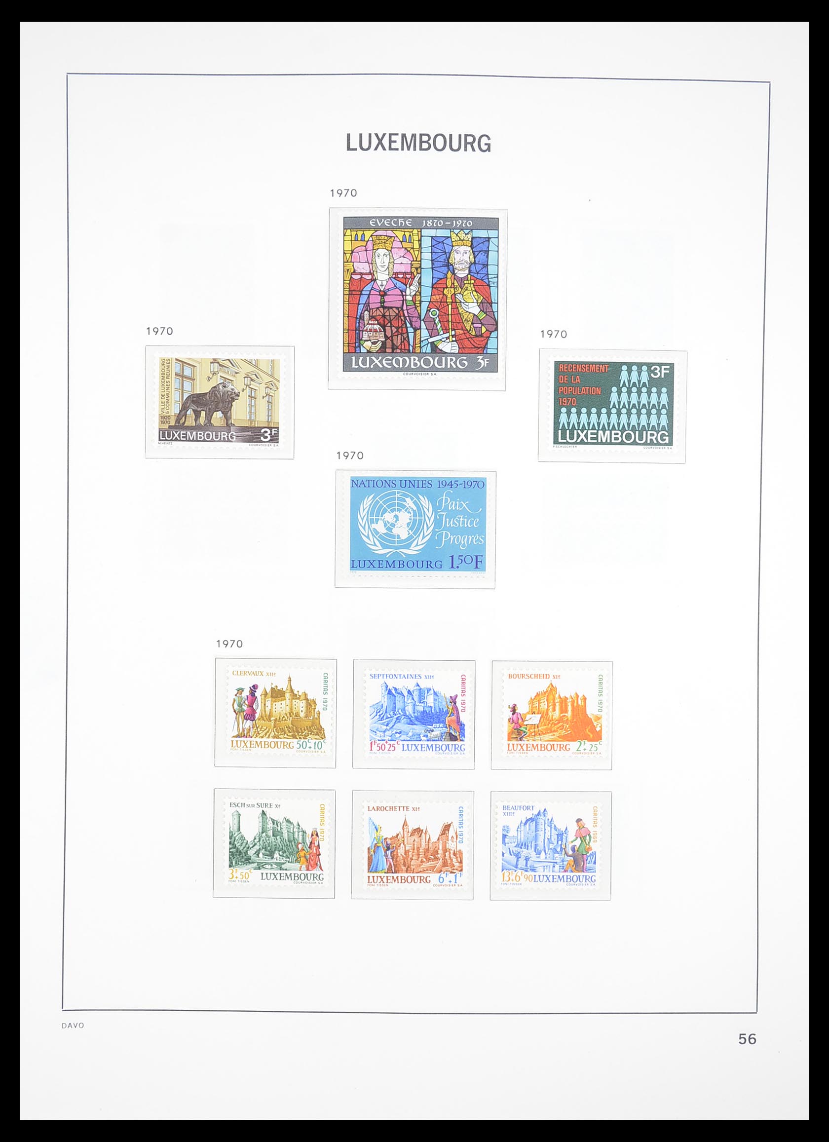 33381 058 - Stamp collection 33381 Luxembourg 1852-2010.
