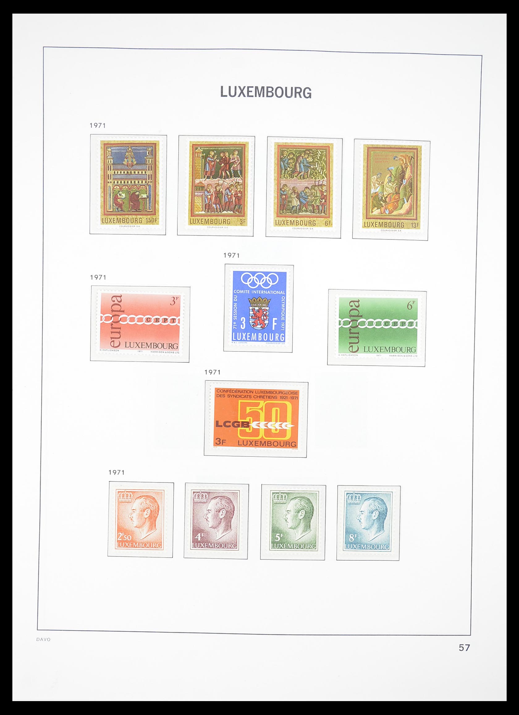 33381 059 - Postzegelverzameling 33381 Luxemburg 1852-2010.