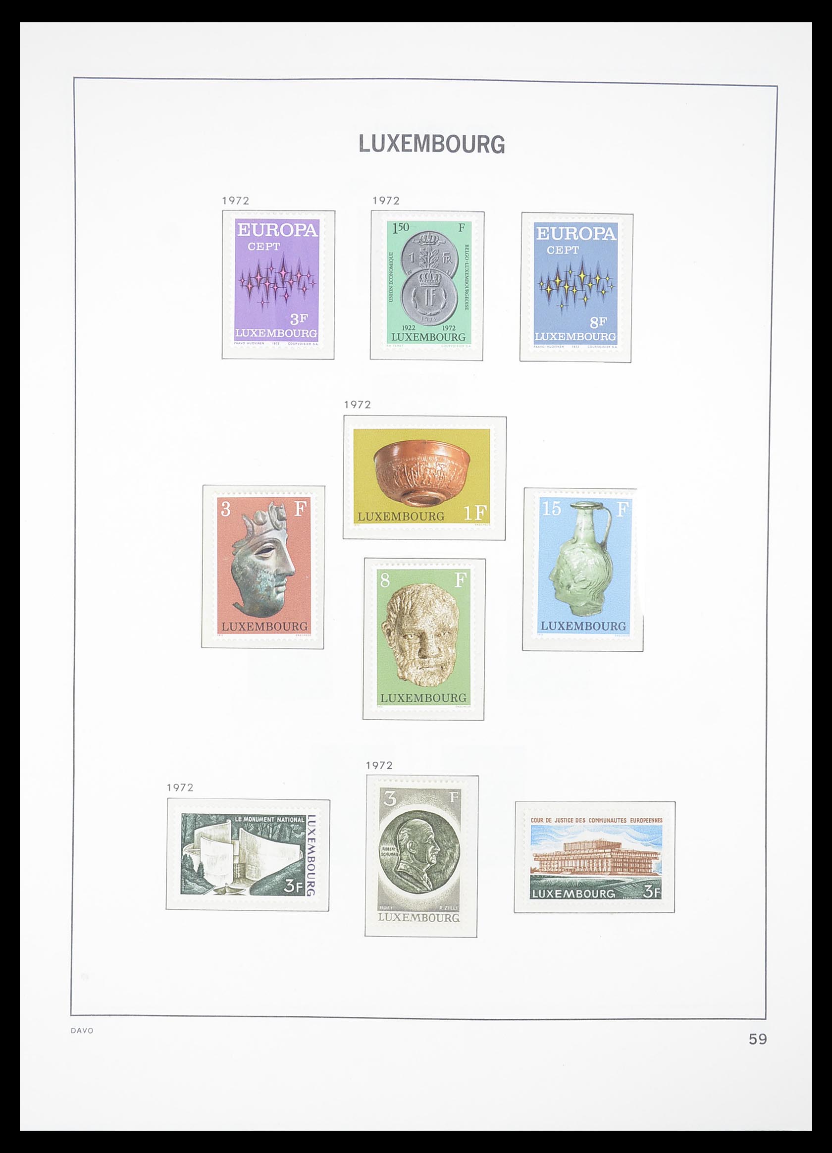 33381 061 - Postzegelverzameling 33381 Luxemburg 1852-2010.