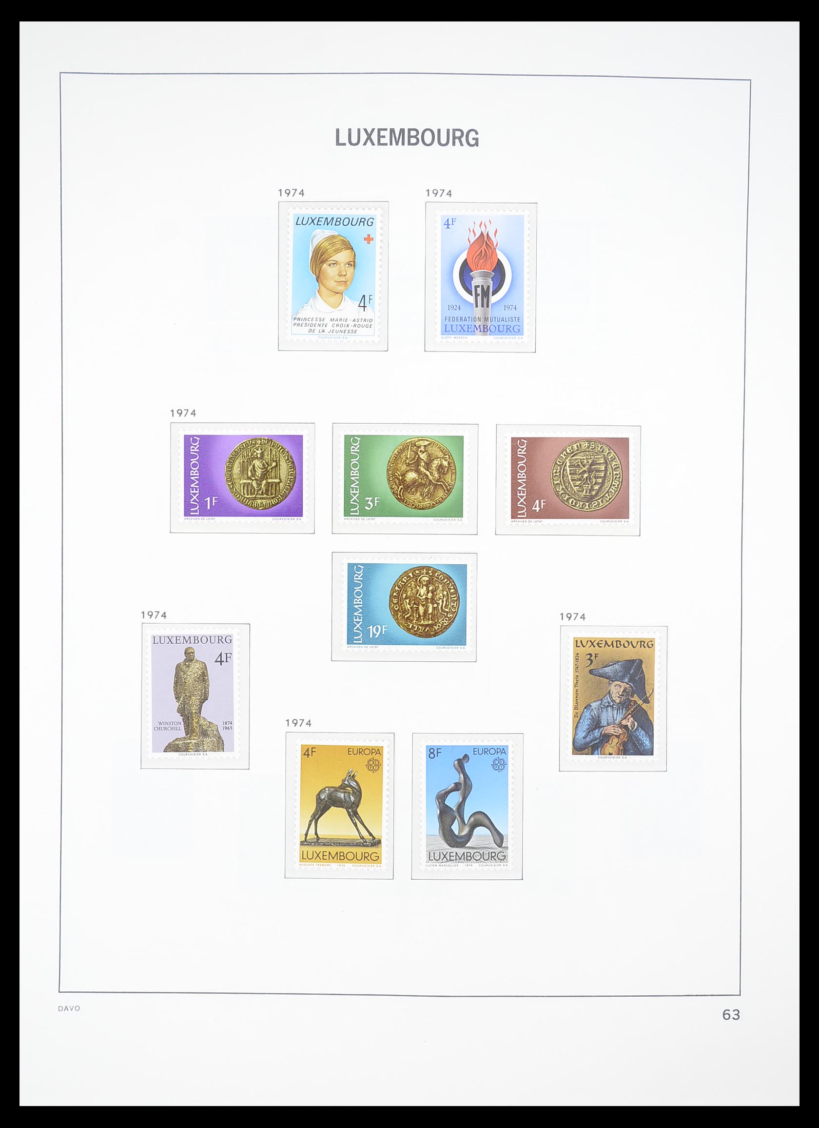 33381 065 - Postzegelverzameling 33381 Luxemburg 1852-2010.
