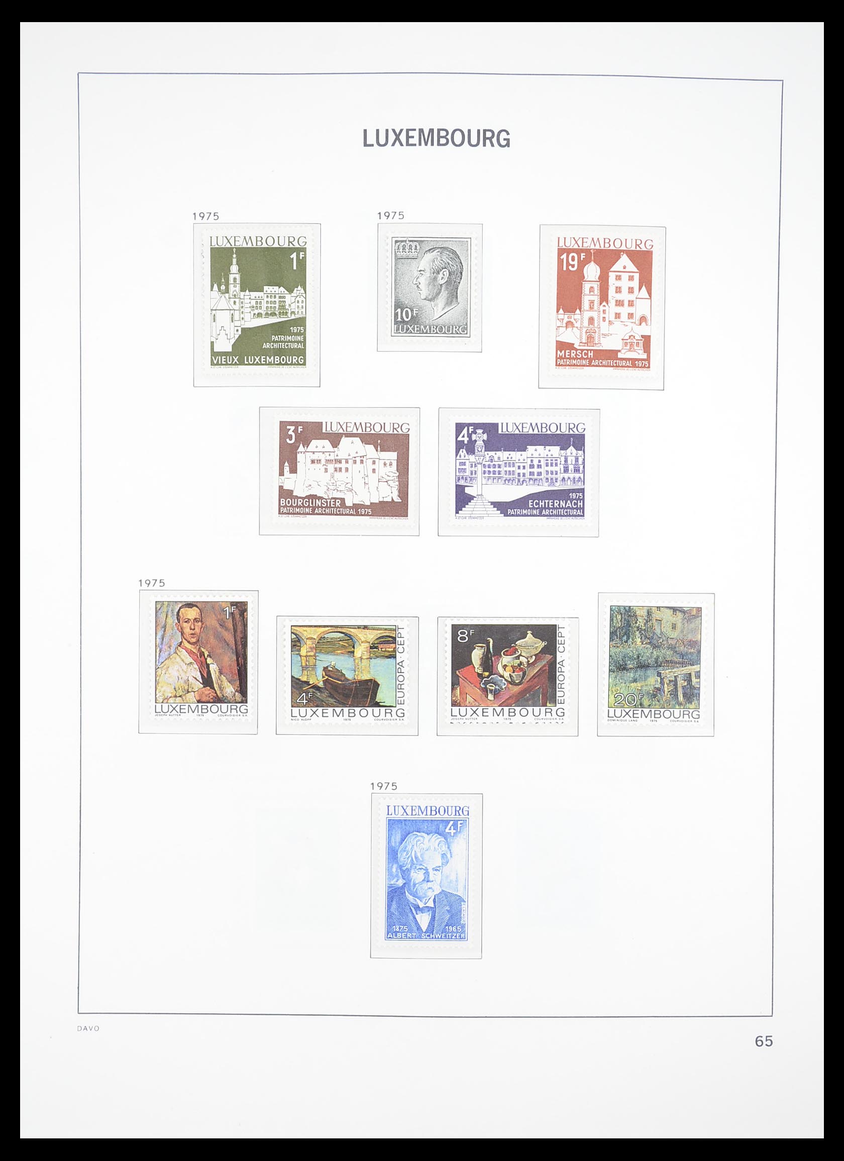 33381 067 - Postzegelverzameling 33381 Luxemburg 1852-2010.