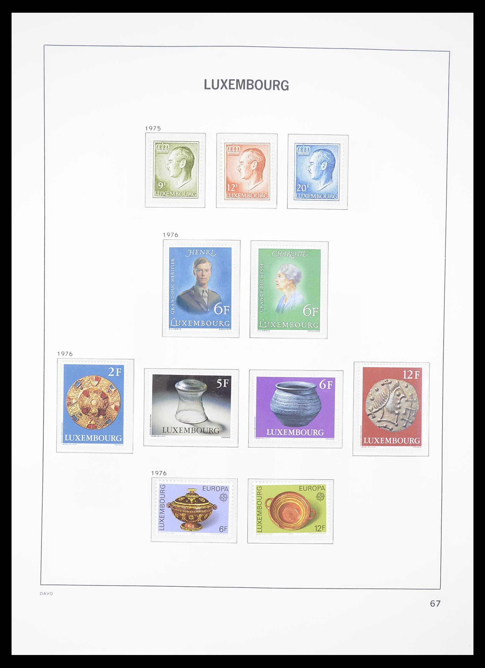 33381 069 - Postzegelverzameling 33381 Luxemburg 1852-2010.