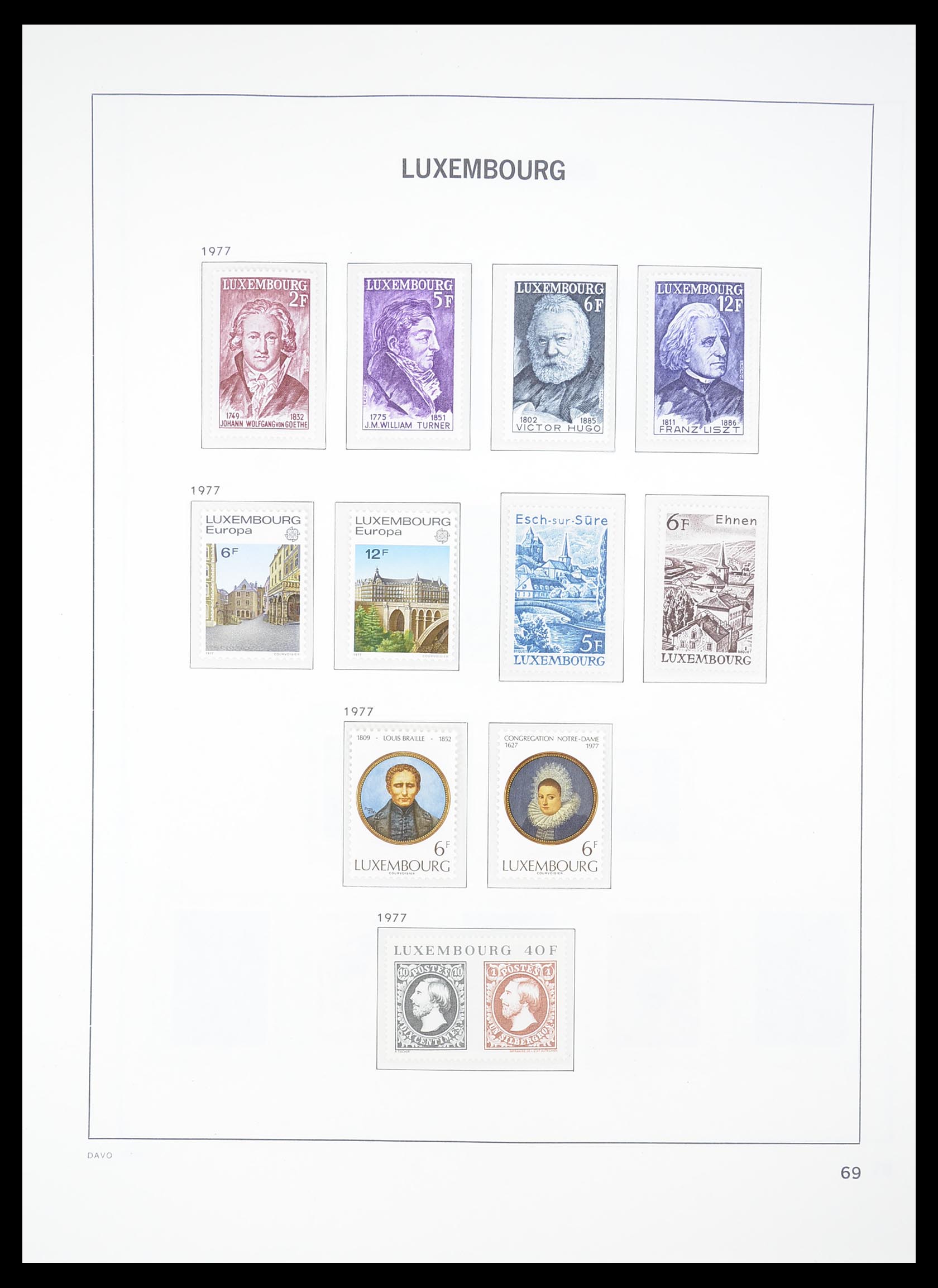 33381 071 - Postzegelverzameling 33381 Luxemburg 1852-2010.