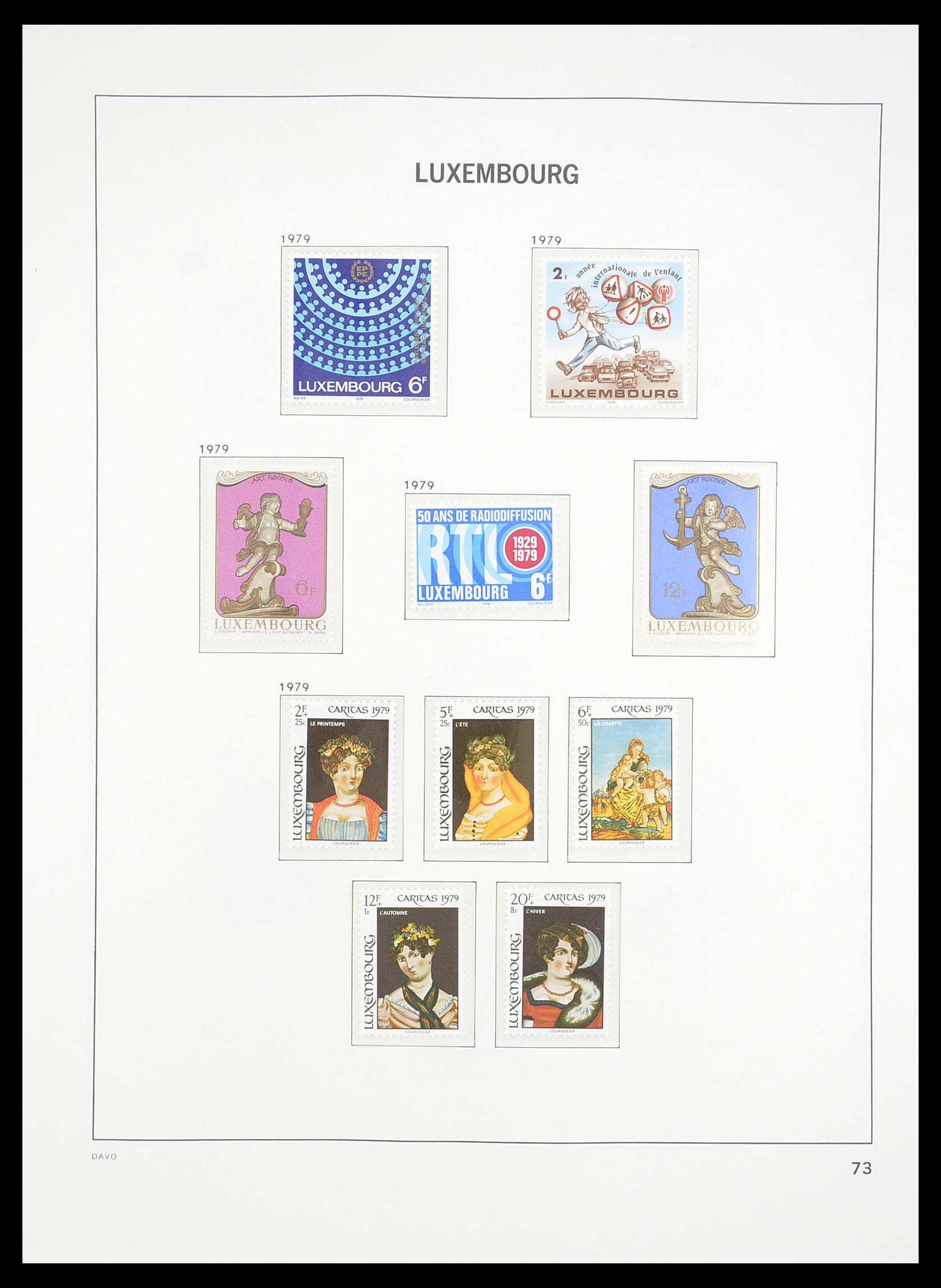 33381 076 - Postzegelverzameling 33381 Luxemburg 1852-2010.
