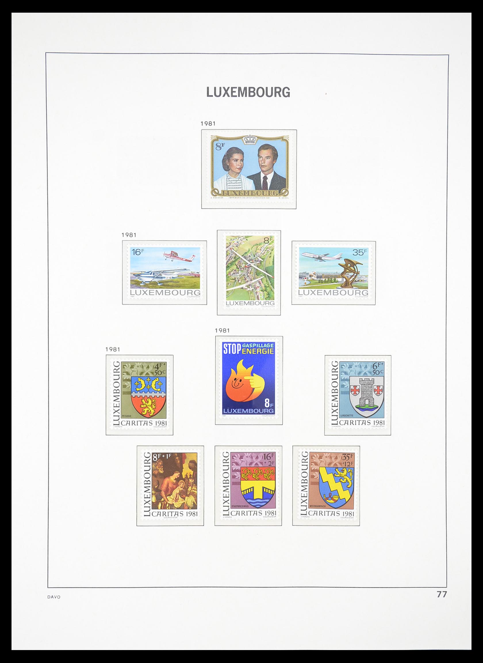 33381 081 - Postzegelverzameling 33381 Luxemburg 1852-2010.