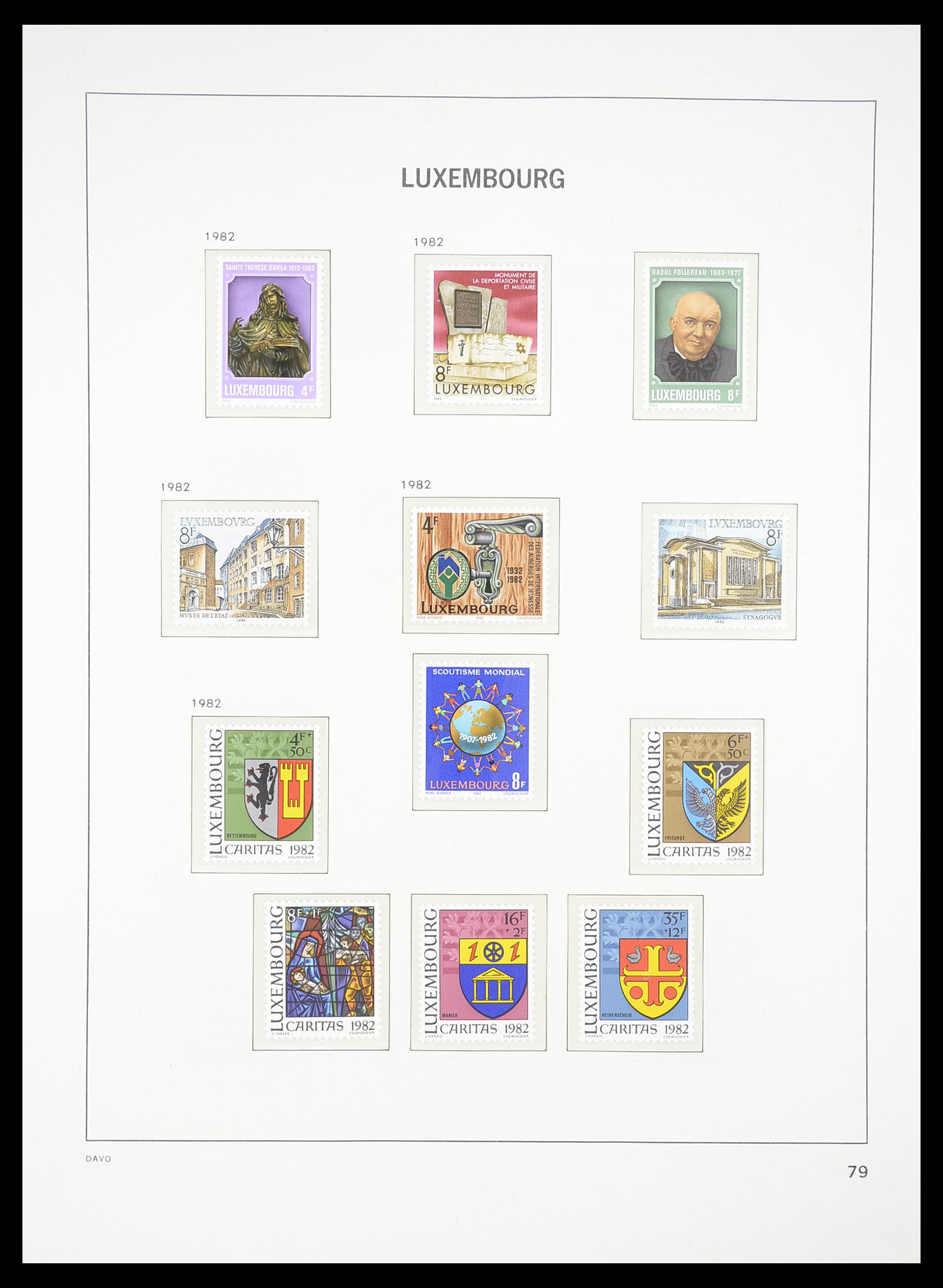 33381 083 - Postzegelverzameling 33381 Luxemburg 1852-2010.