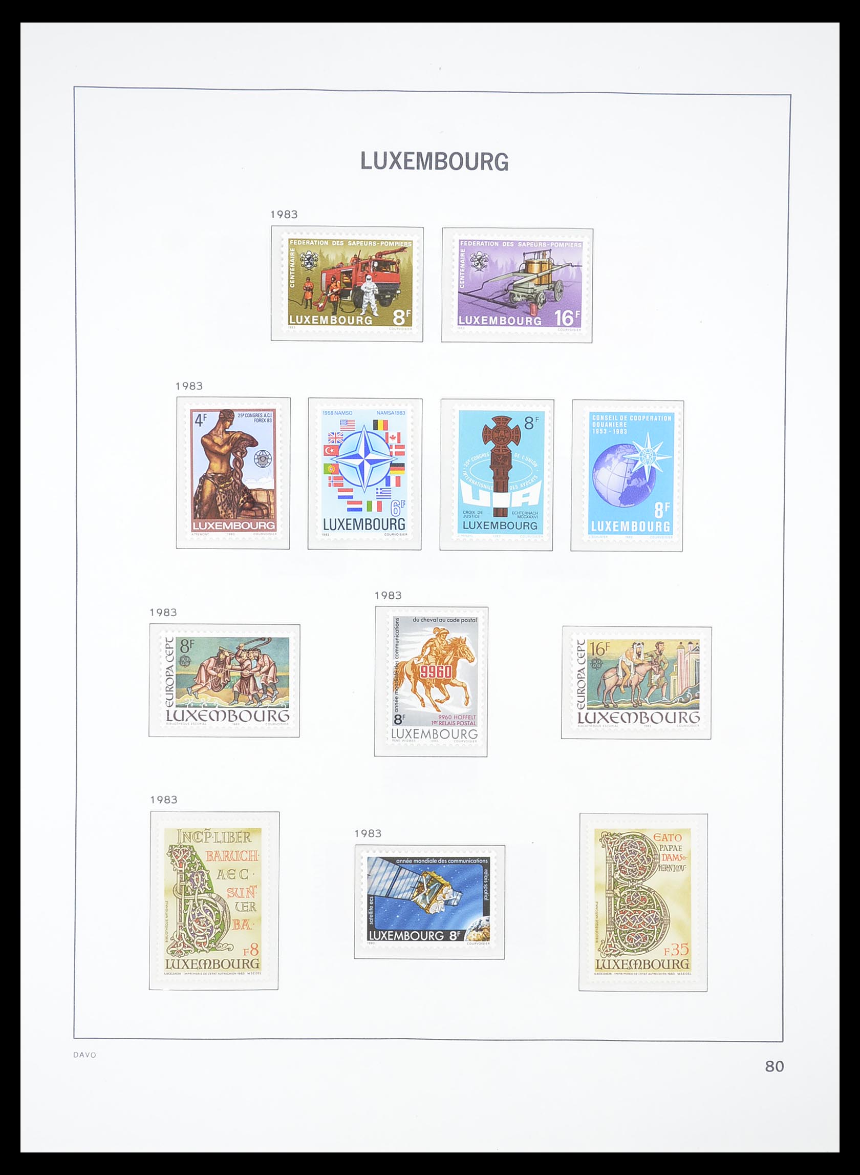 33381 084 - Postzegelverzameling 33381 Luxemburg 1852-2010.