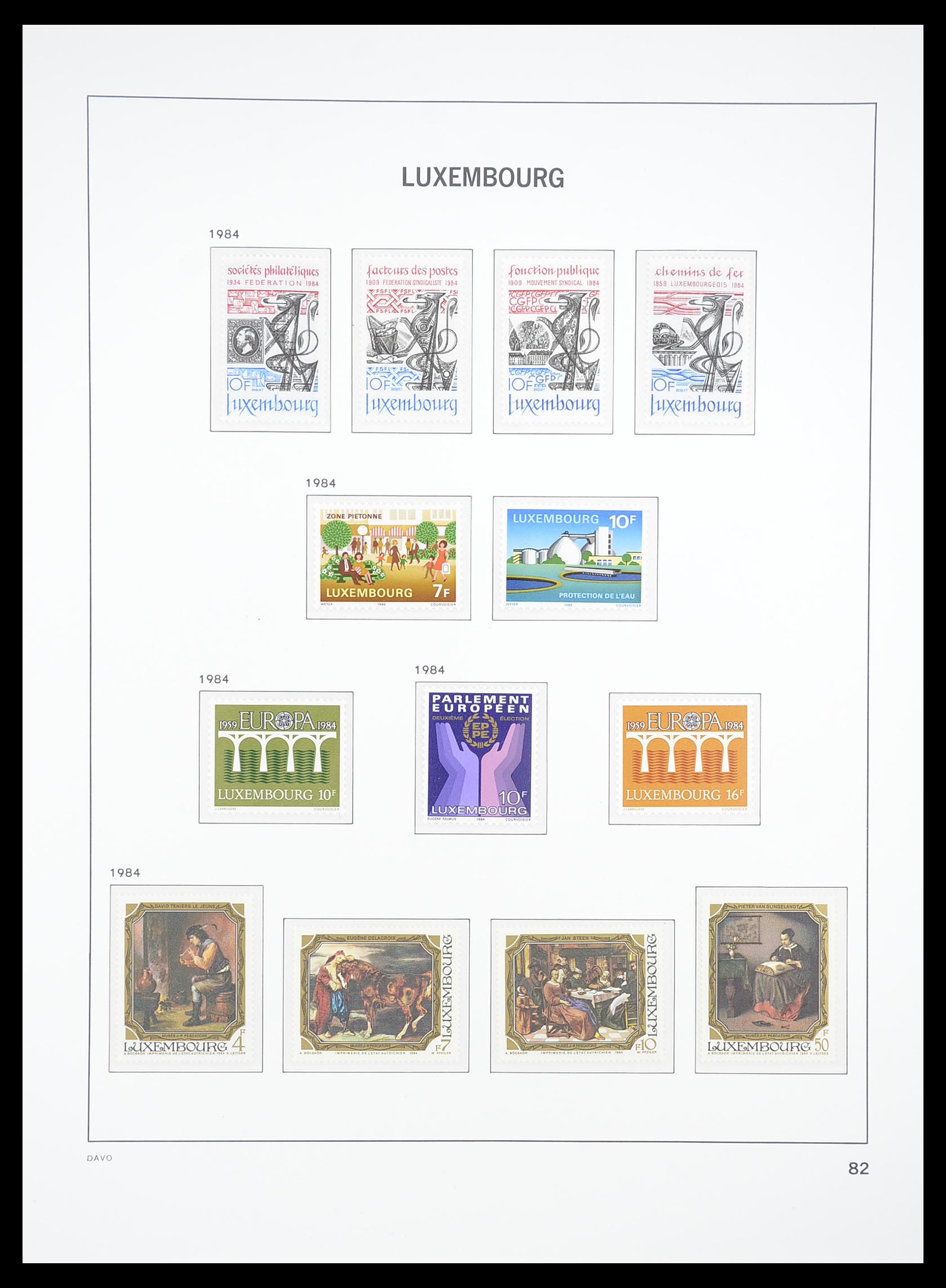 33381 086 - Postzegelverzameling 33381 Luxemburg 1852-2010.