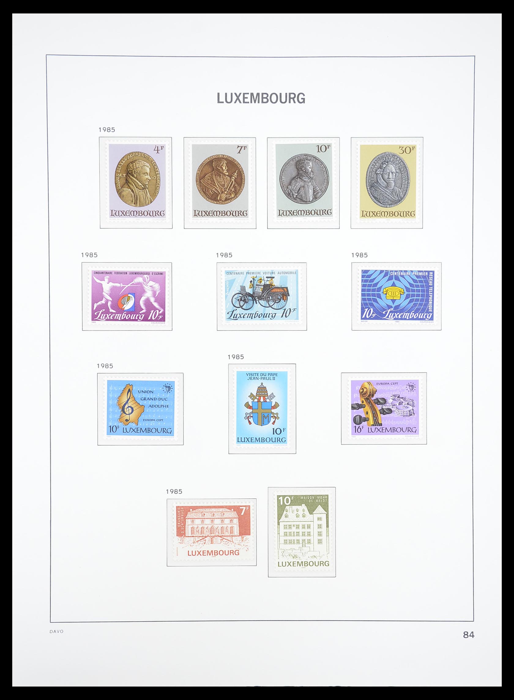 33381 088 - Stamp collection 33381 Luxembourg 1852-2010.