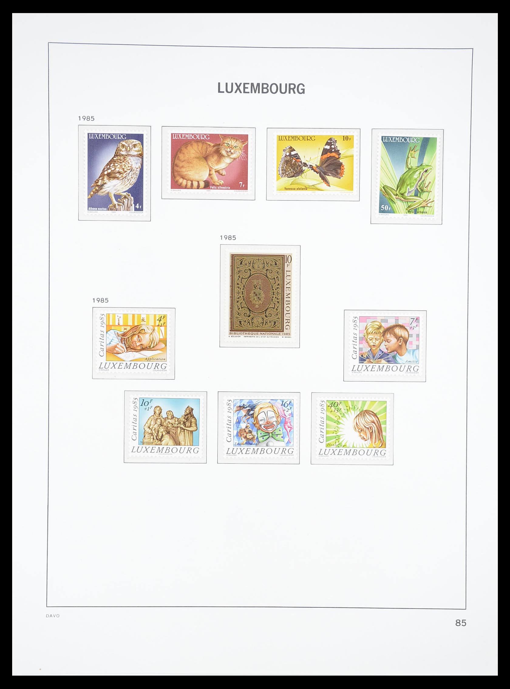 33381 089 - Postzegelverzameling 33381 Luxemburg 1852-2010.