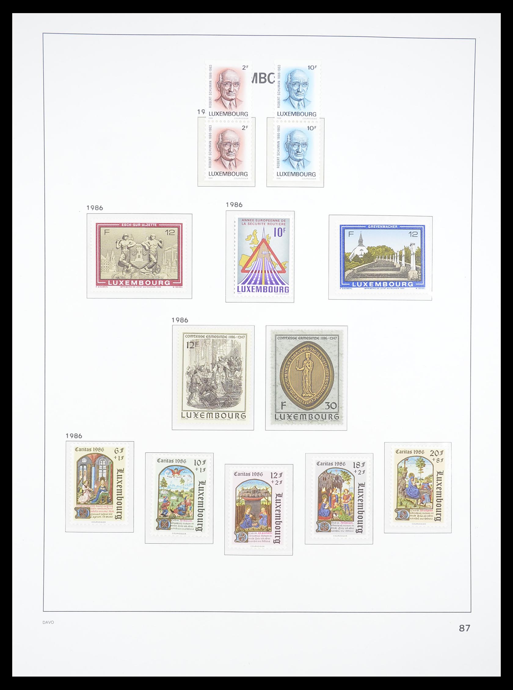 33381 091 - Postzegelverzameling 33381 Luxemburg 1852-2010.