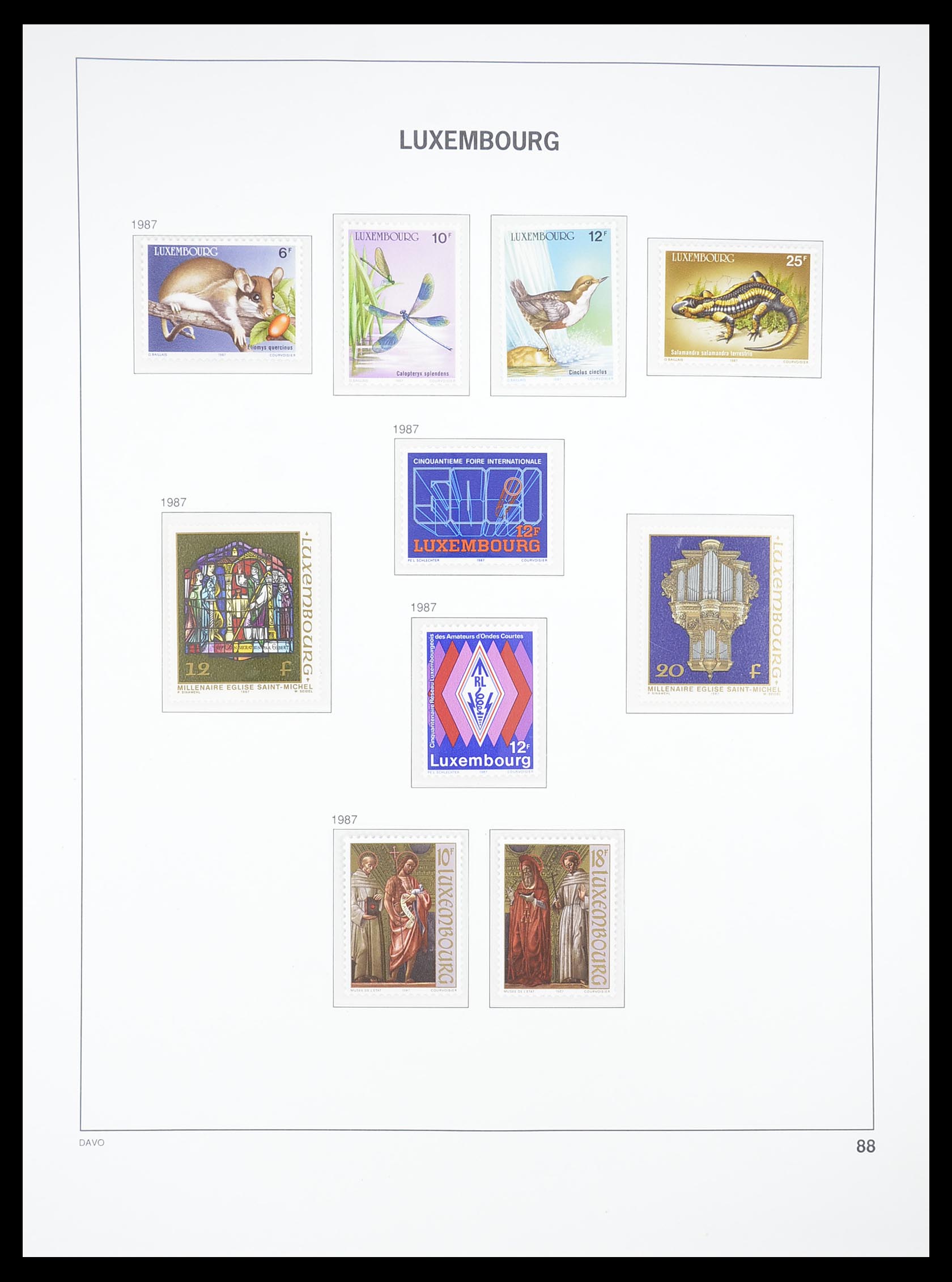 33381 092 - Postzegelverzameling 33381 Luxemburg 1852-2010.