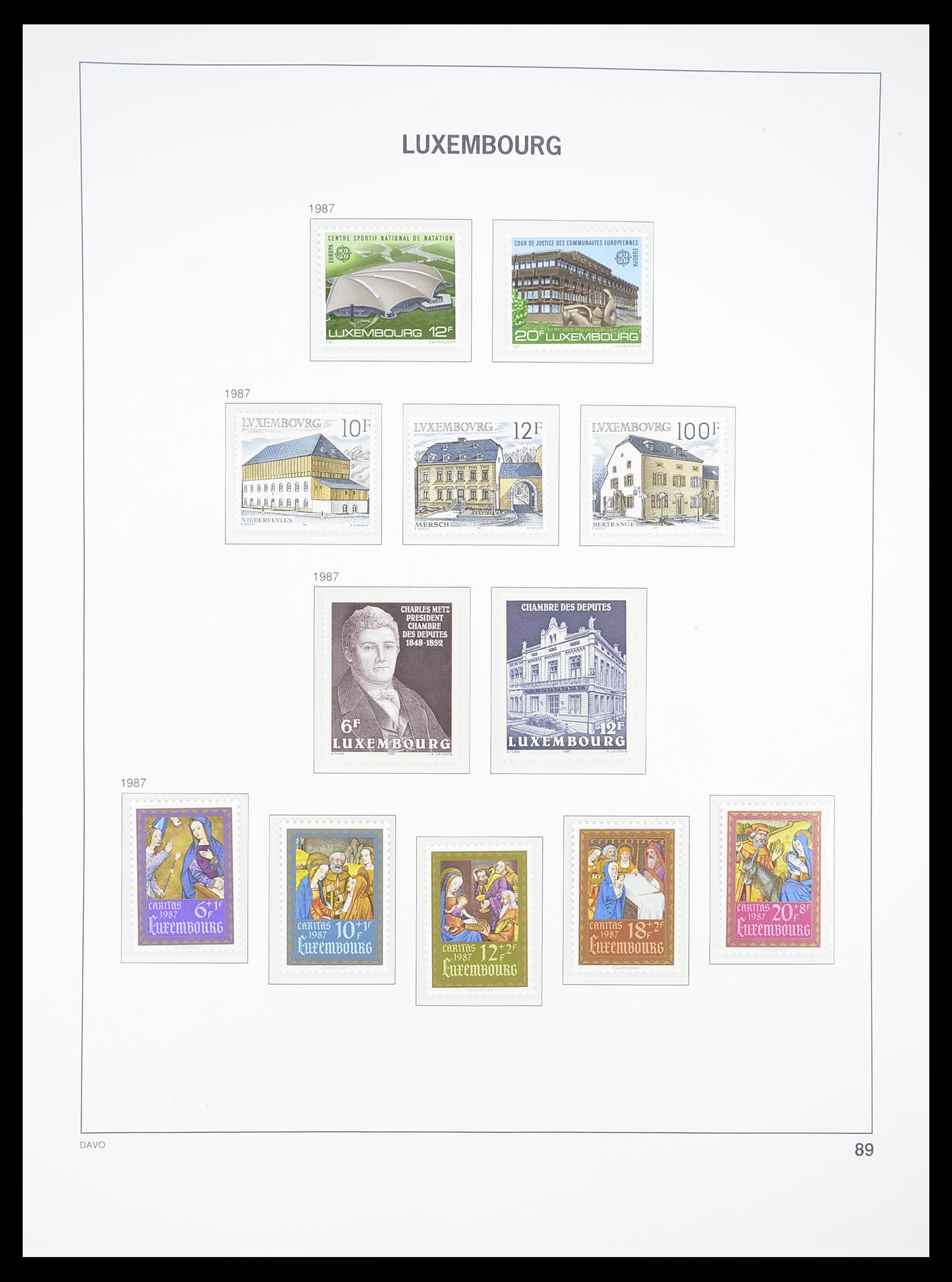 33381 093 - Postzegelverzameling 33381 Luxemburg 1852-2010.