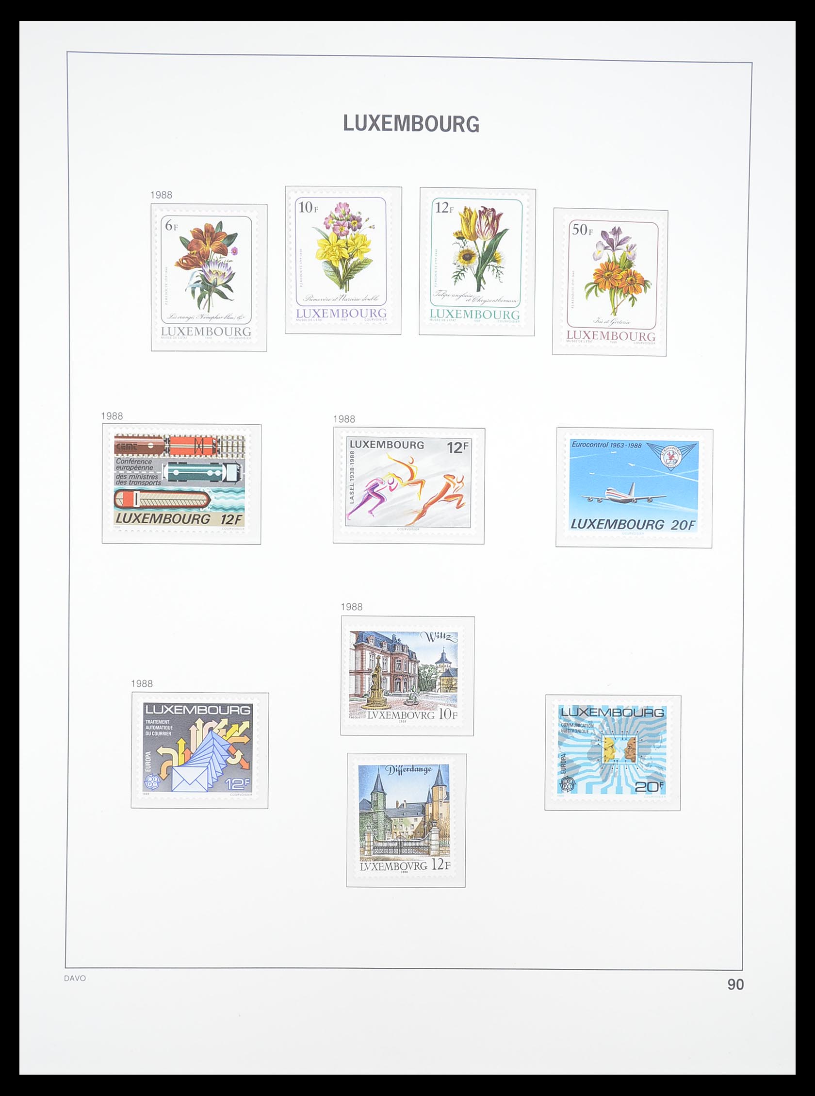 33381 094 - Stamp collection 33381 Luxembourg 1852-2010.