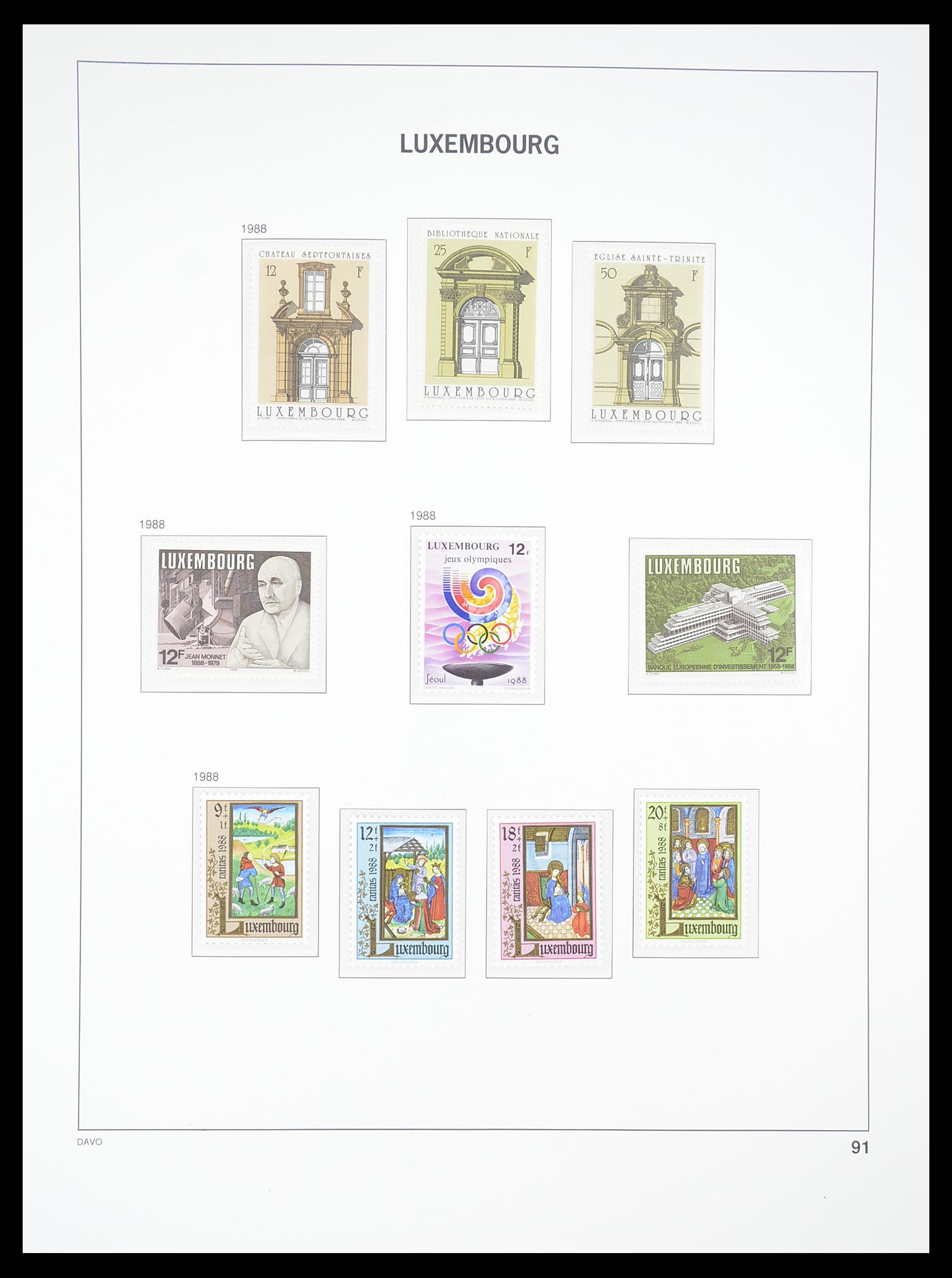 33381 095 - Postzegelverzameling 33381 Luxemburg 1852-2010.