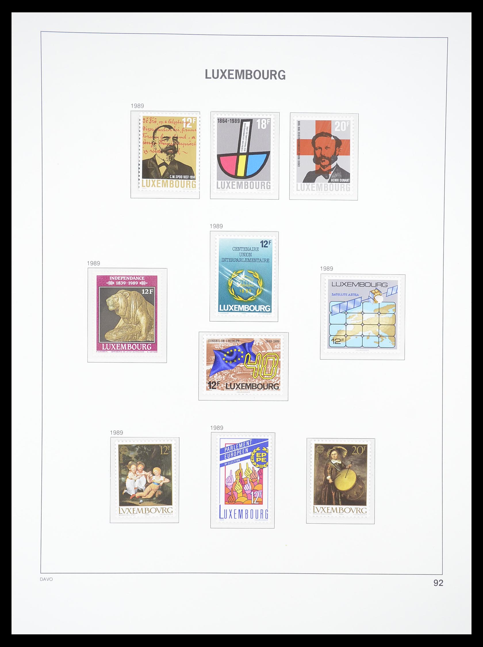 33381 096 - Postzegelverzameling 33381 Luxemburg 1852-2010.