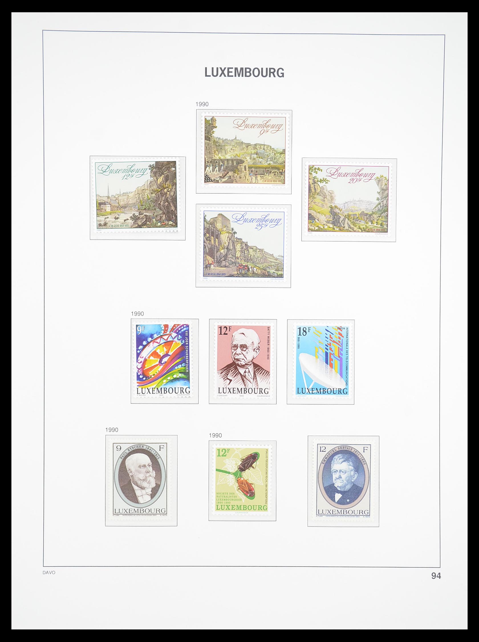 33381 098 - Postzegelverzameling 33381 Luxemburg 1852-2010.