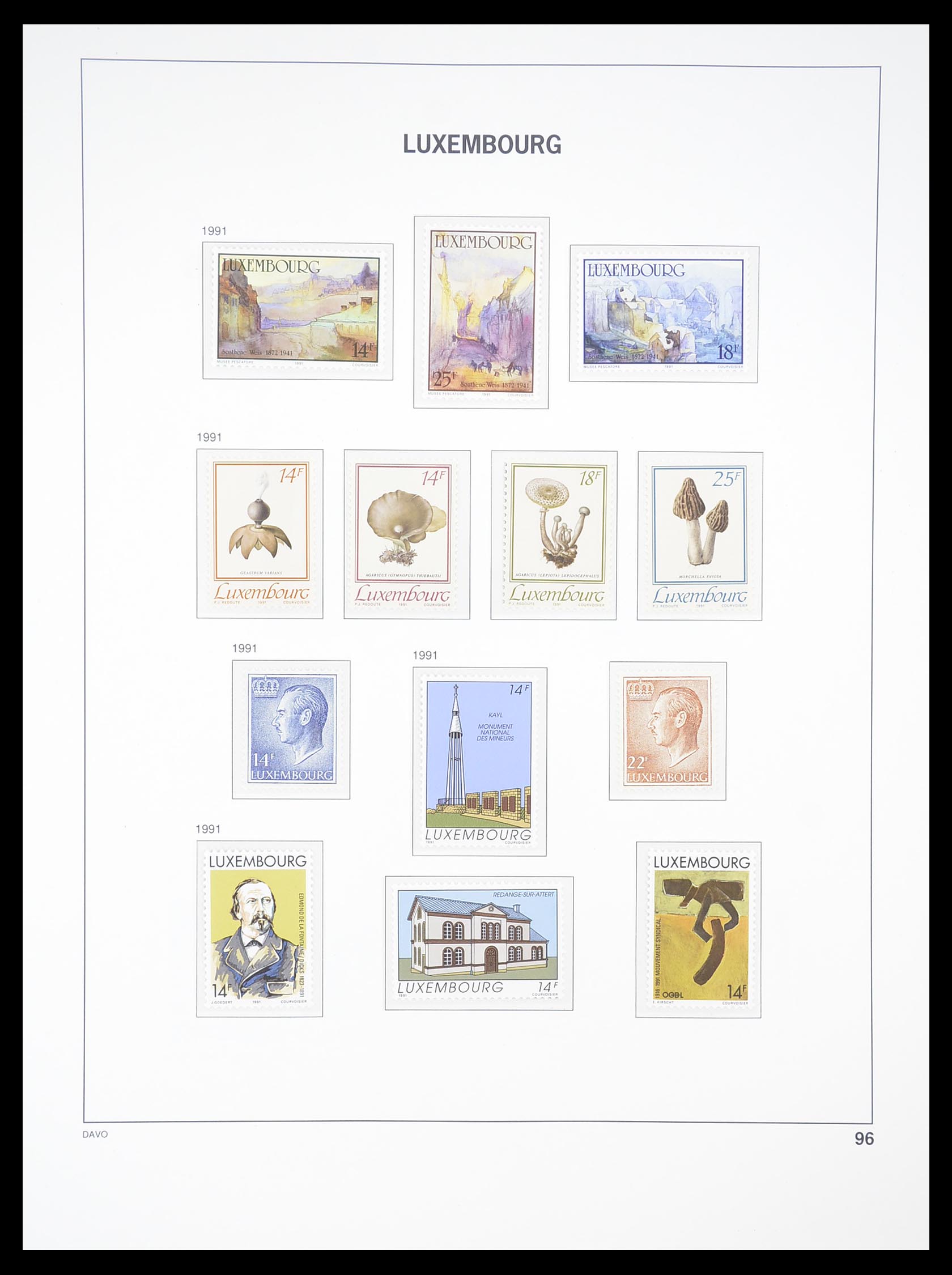 33381 102 - Postzegelverzameling 33381 Luxemburg 1852-2010.