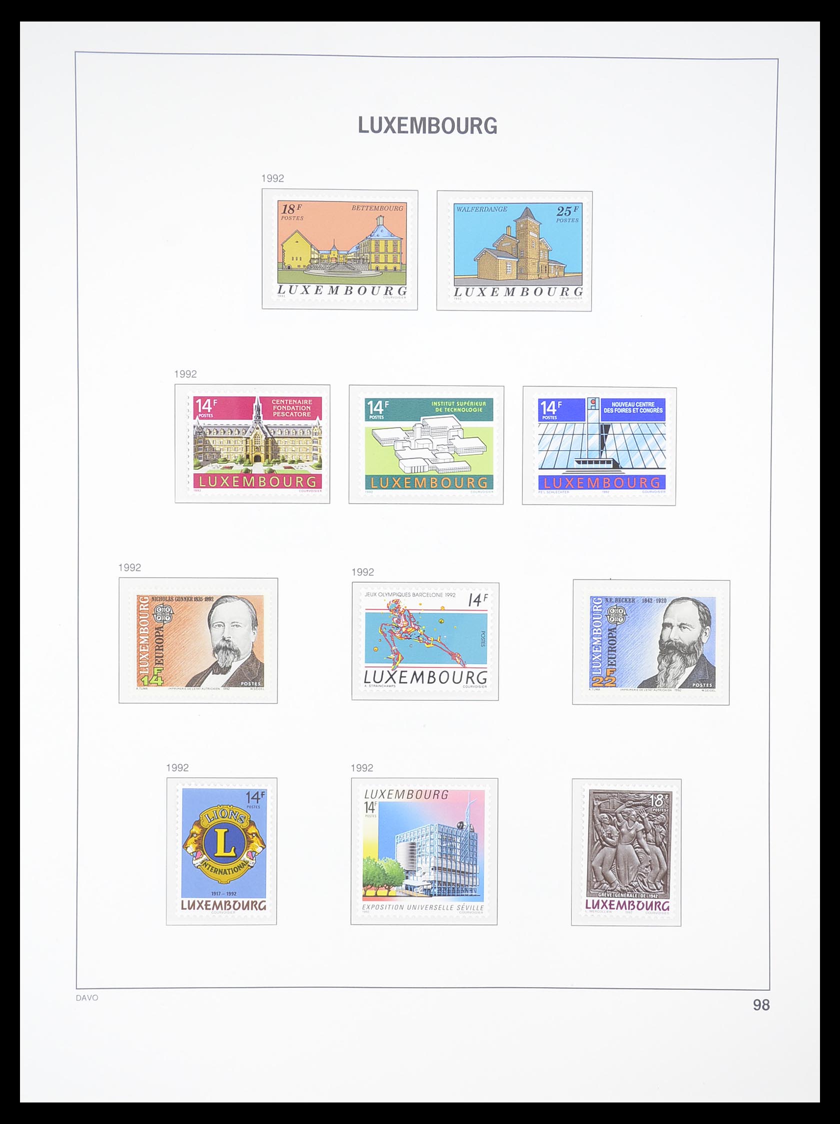 33381 104 - Postzegelverzameling 33381 Luxemburg 1852-2010.