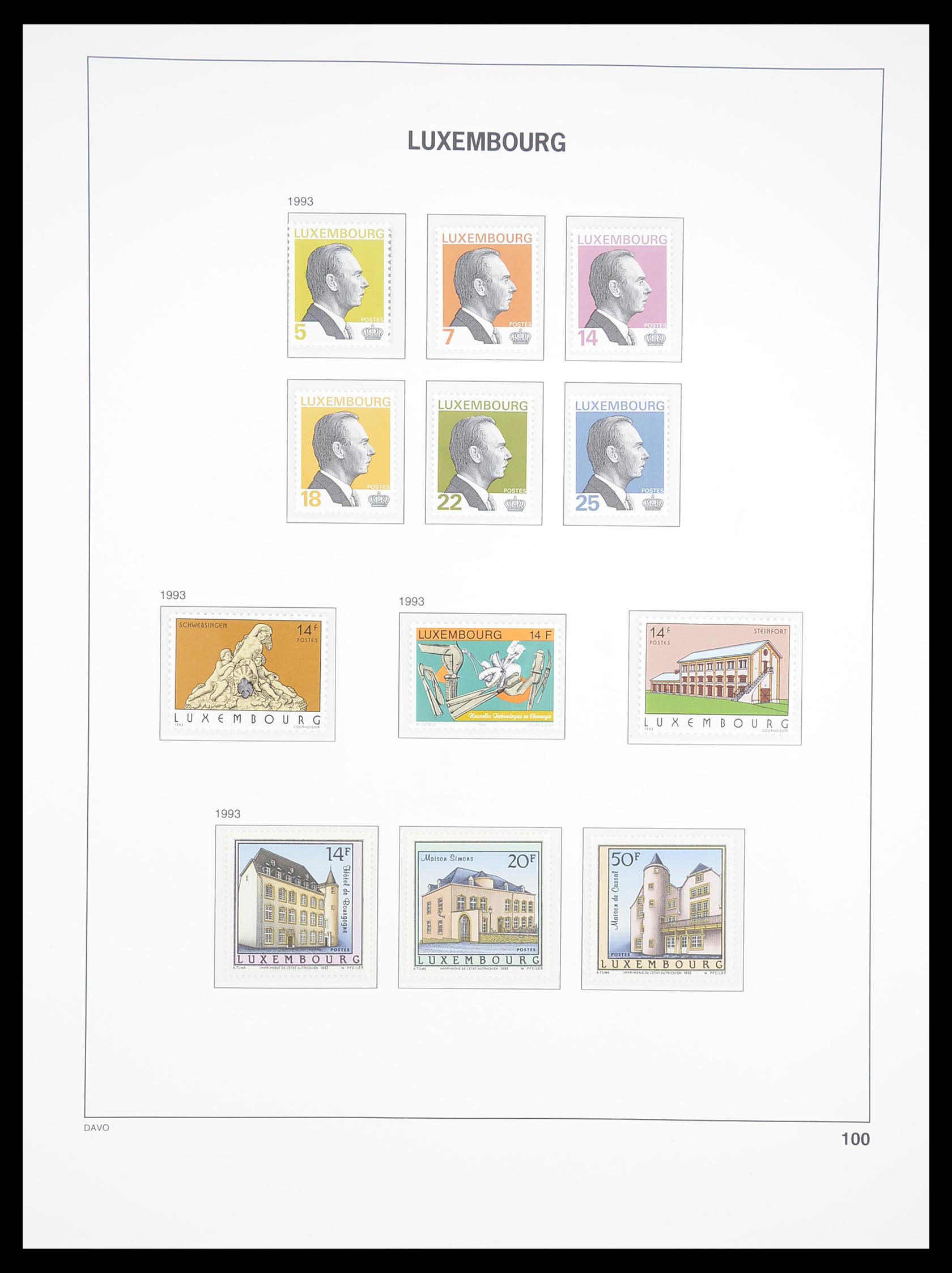 33381 106 - Postzegelverzameling 33381 Luxemburg 1852-2010.
