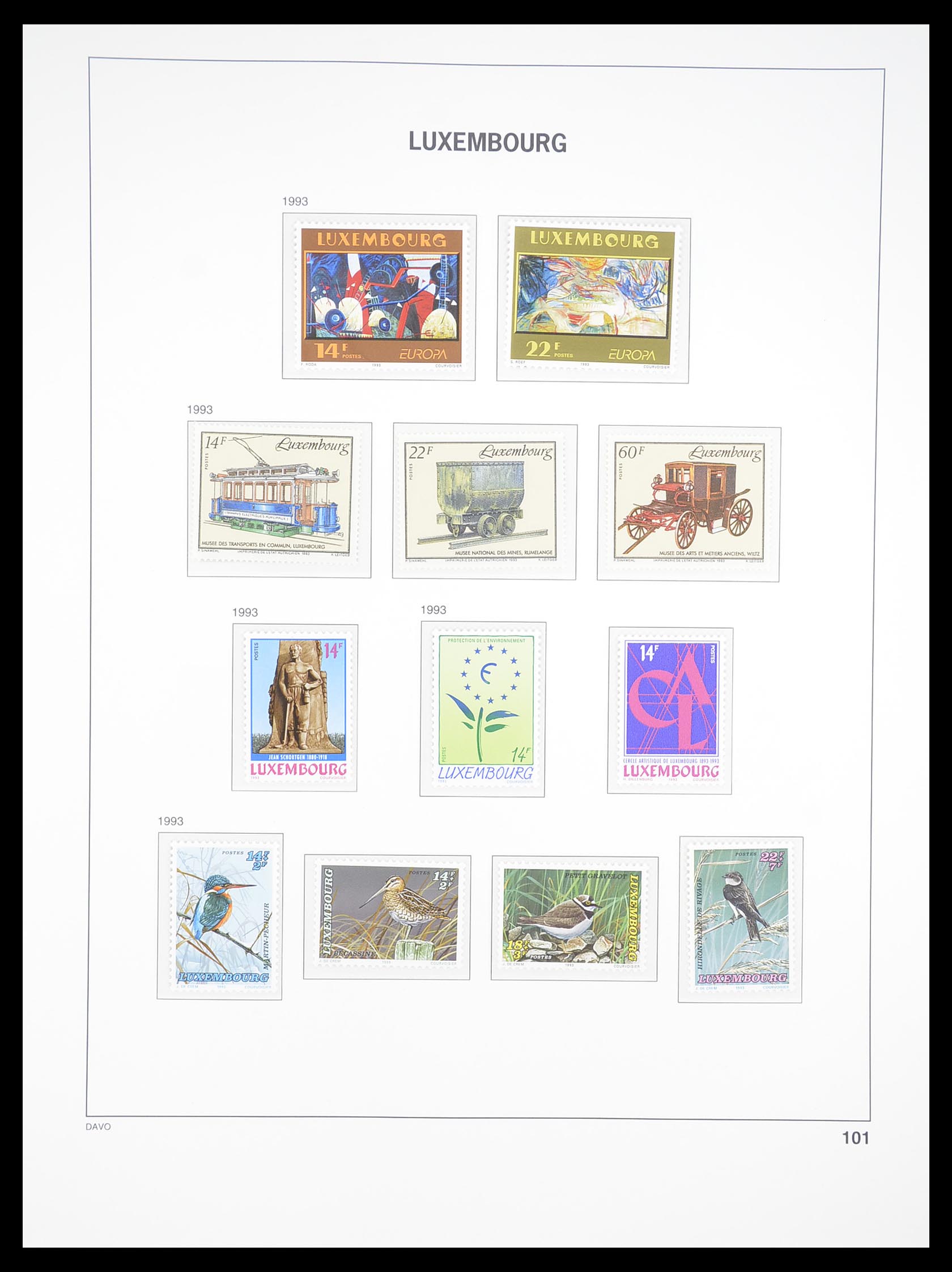 33381 108 - Postzegelverzameling 33381 Luxemburg 1852-2010.