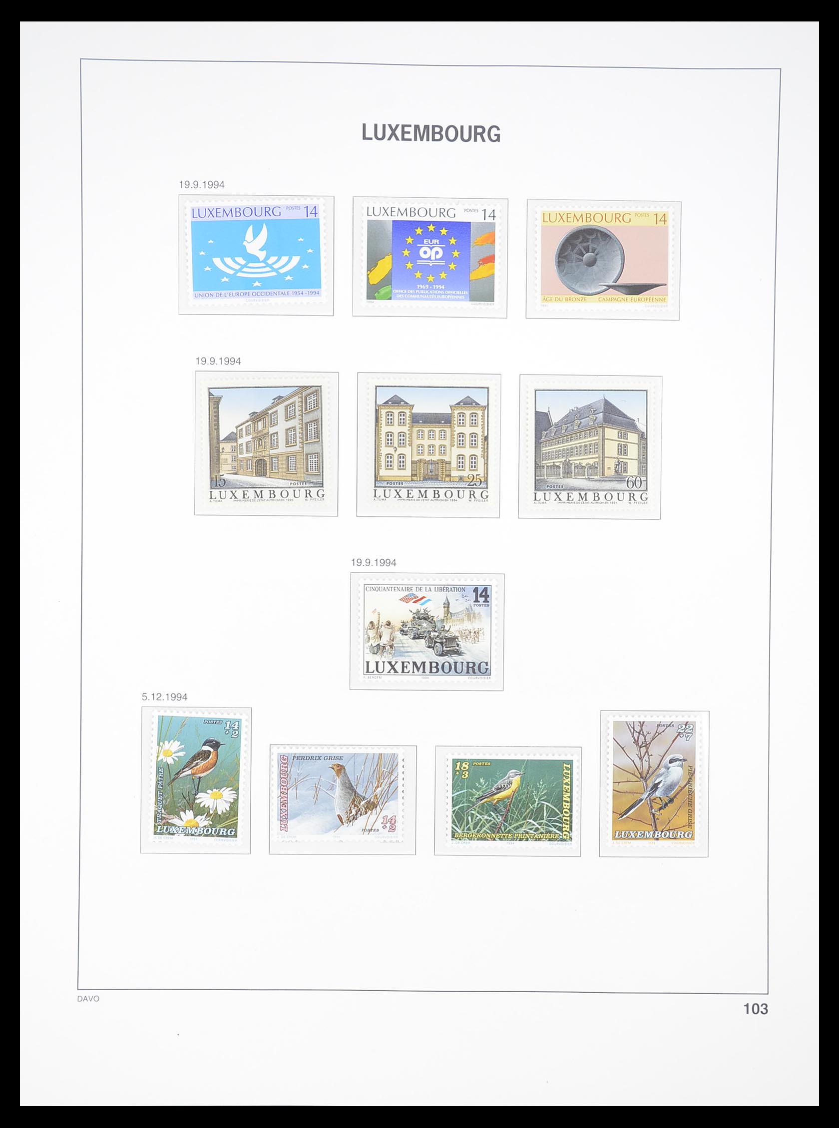 33381 110 - Postzegelverzameling 33381 Luxemburg 1852-2010.