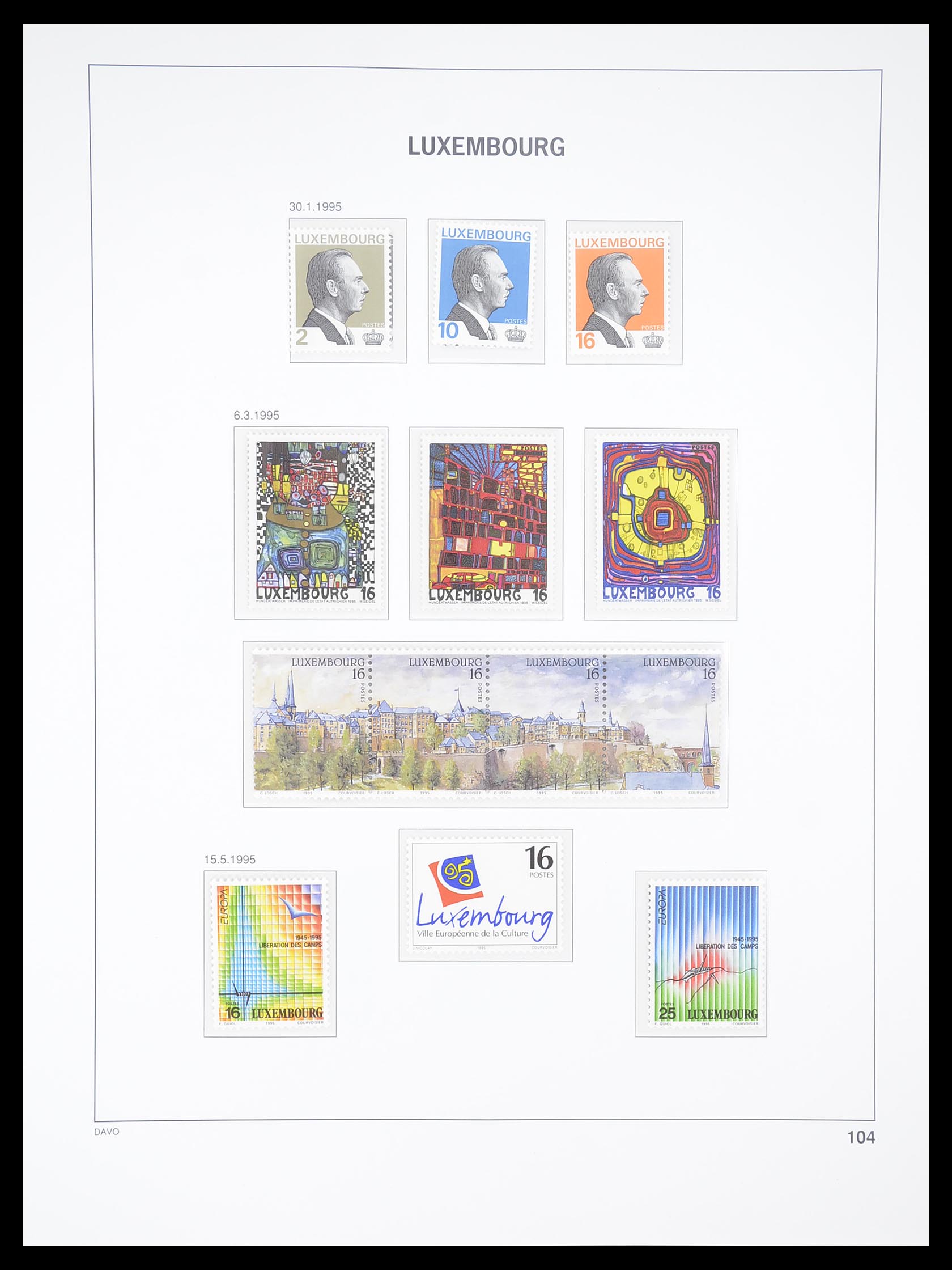 33381 111 - Postzegelverzameling 33381 Luxemburg 1852-2010.