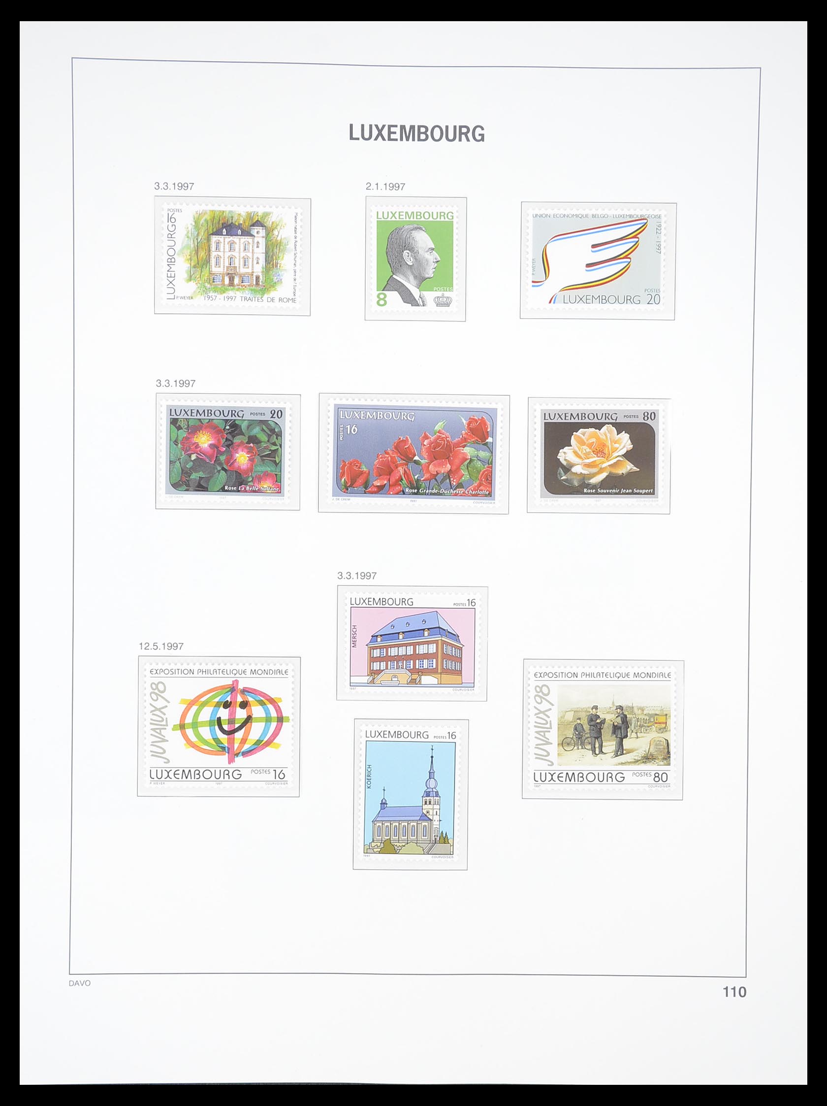 33381 117 - Postzegelverzameling 33381 Luxemburg 1852-2010.