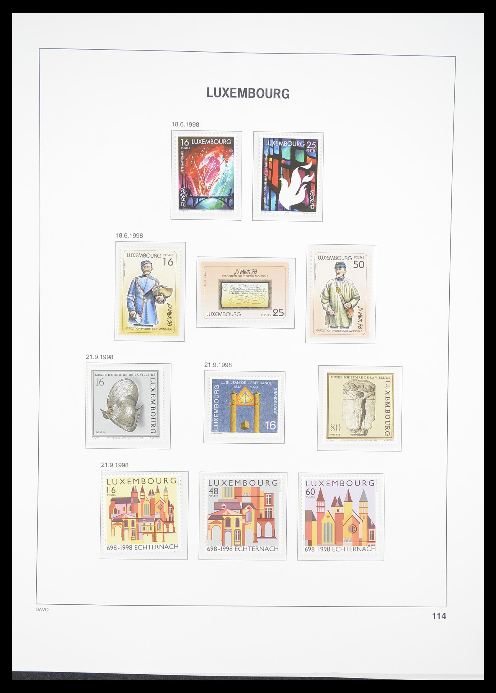 33381 122 - Postzegelverzameling 33381 Luxemburg 1852-2010.