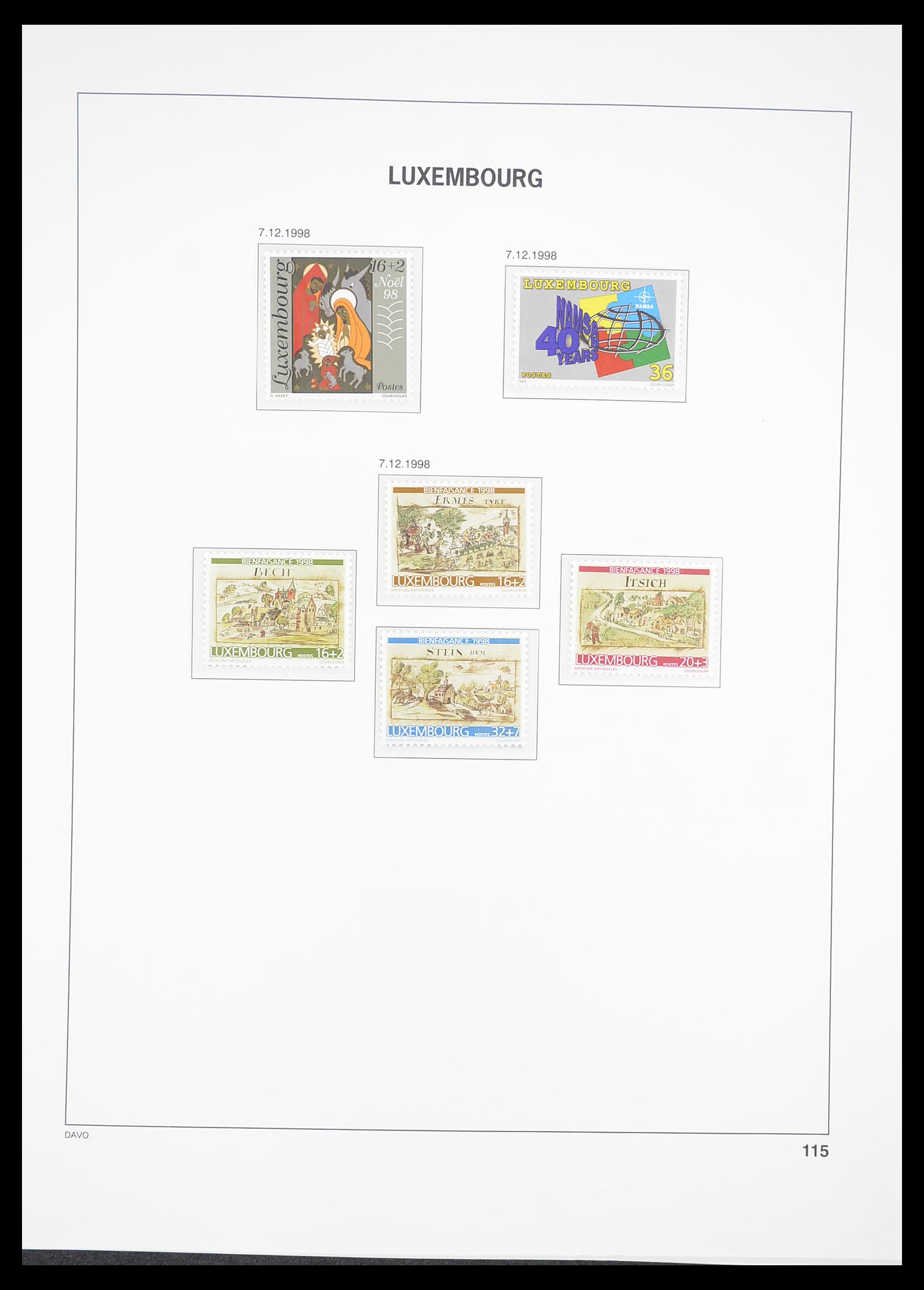 33381 123 - Postzegelverzameling 33381 Luxemburg 1852-2010.