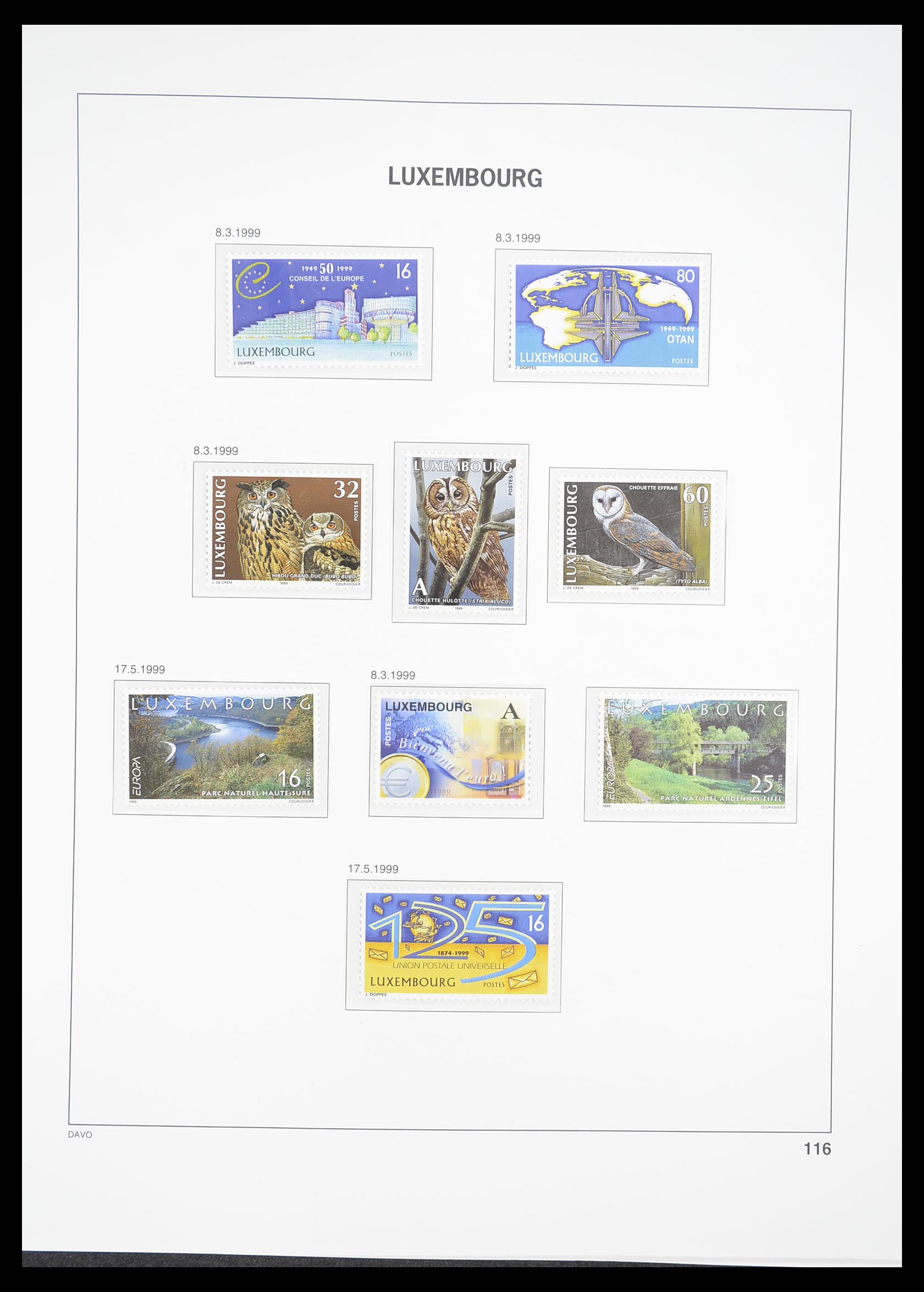 33381 124 - Postzegelverzameling 33381 Luxemburg 1852-2010.