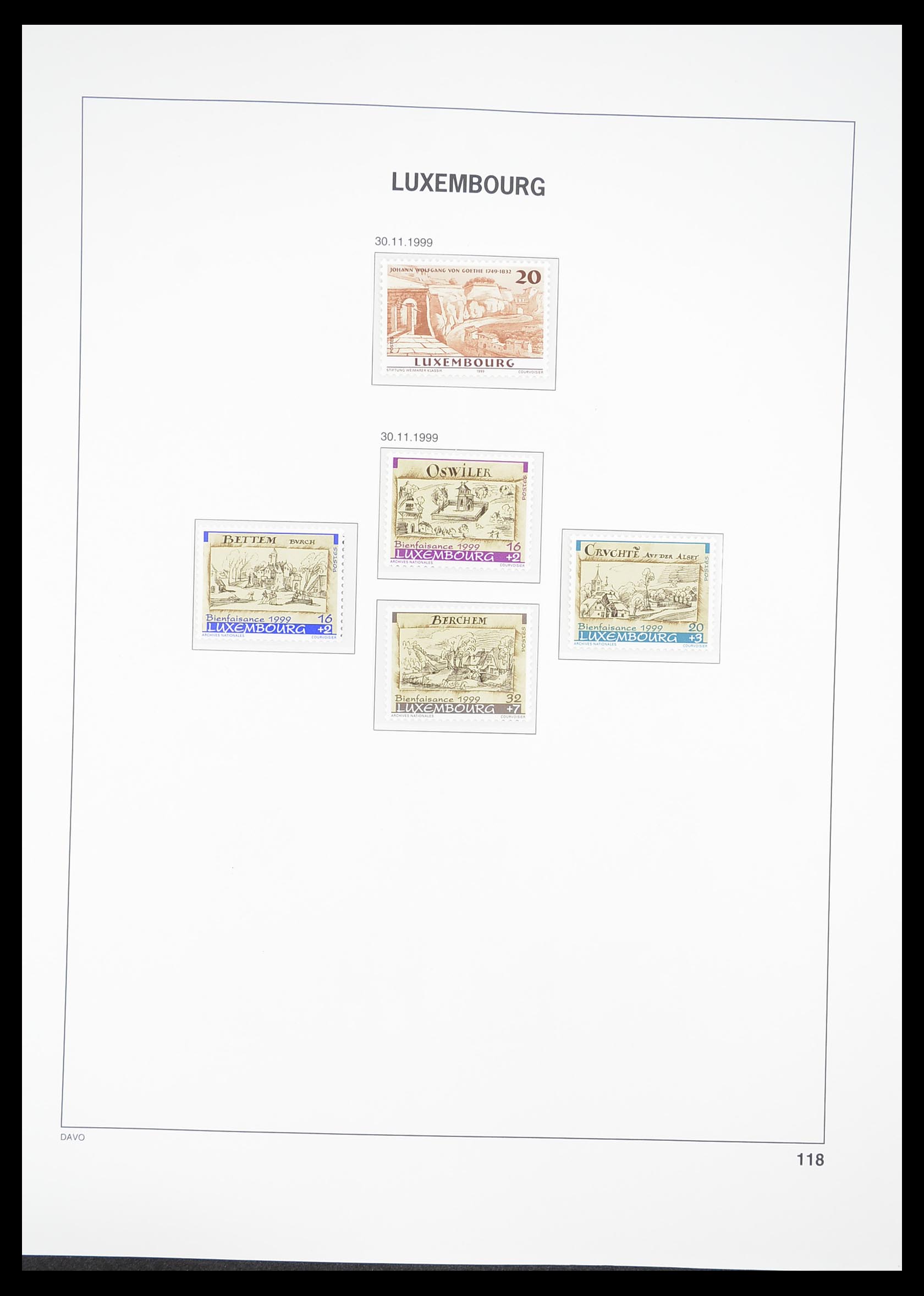 33381 126 - Stamp collection 33381 Luxembourg 1852-2010.